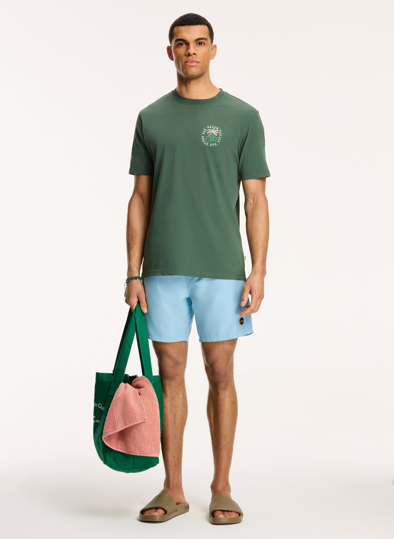 men beach day t-shirt
