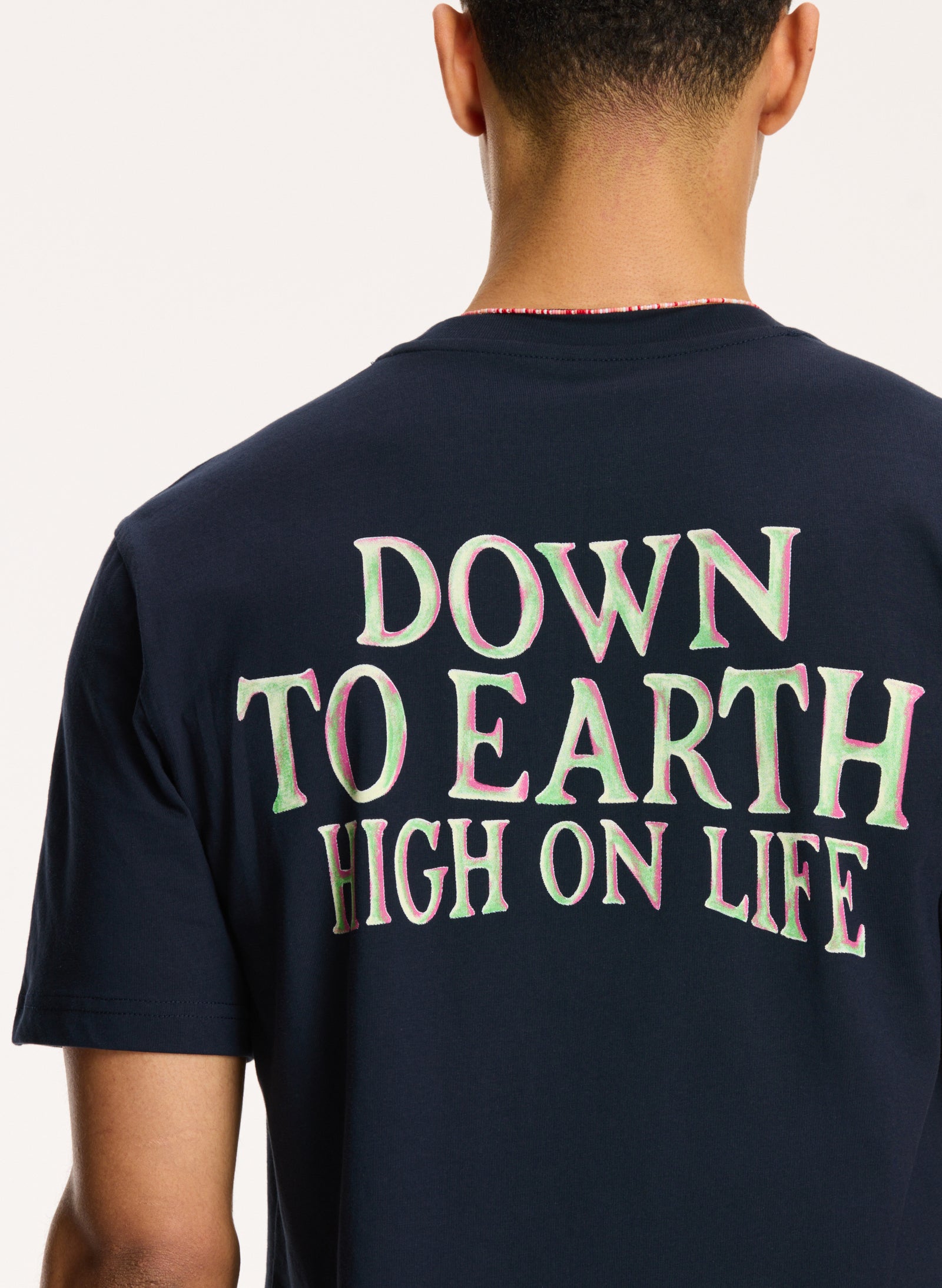 men down to earth t-shirt