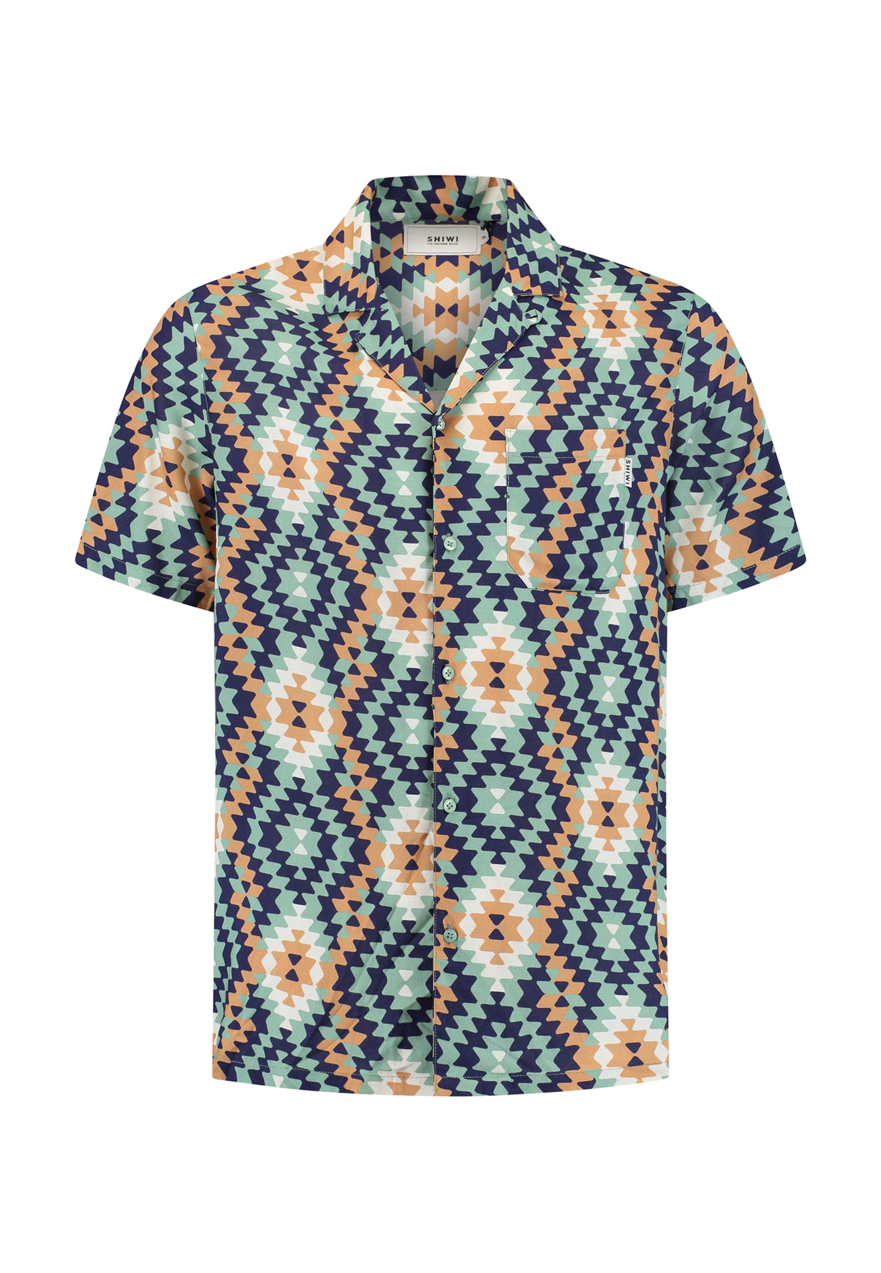 men mayan geo shirt