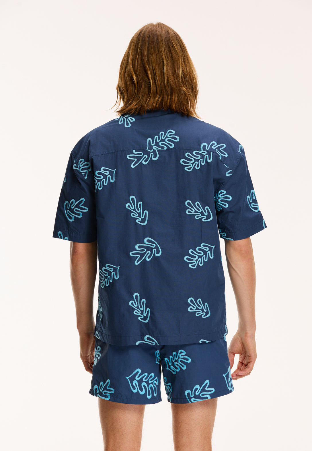 Men Shortsleeve reef embroidery