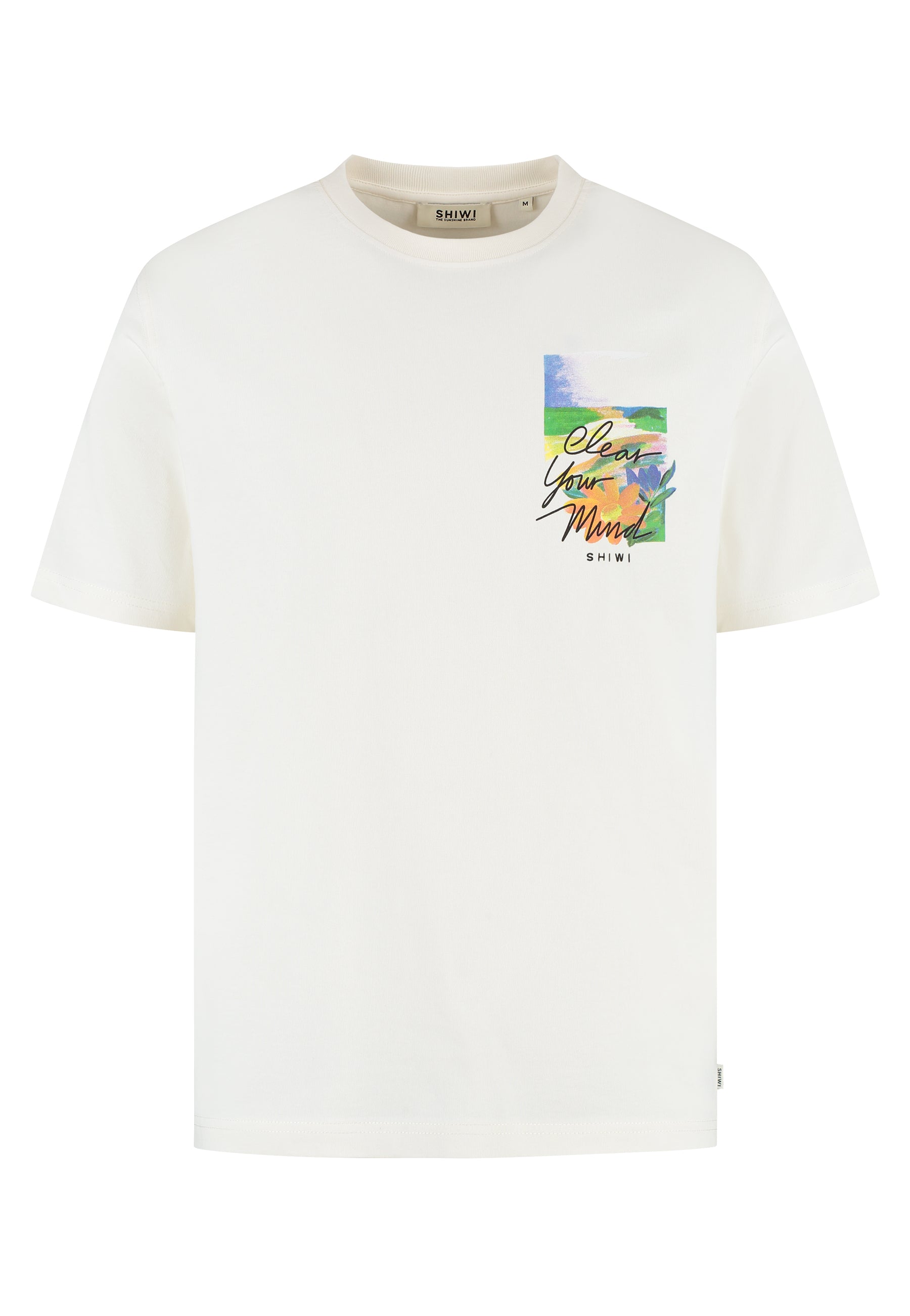 FINN relaxed fit landscape t-shirt | white