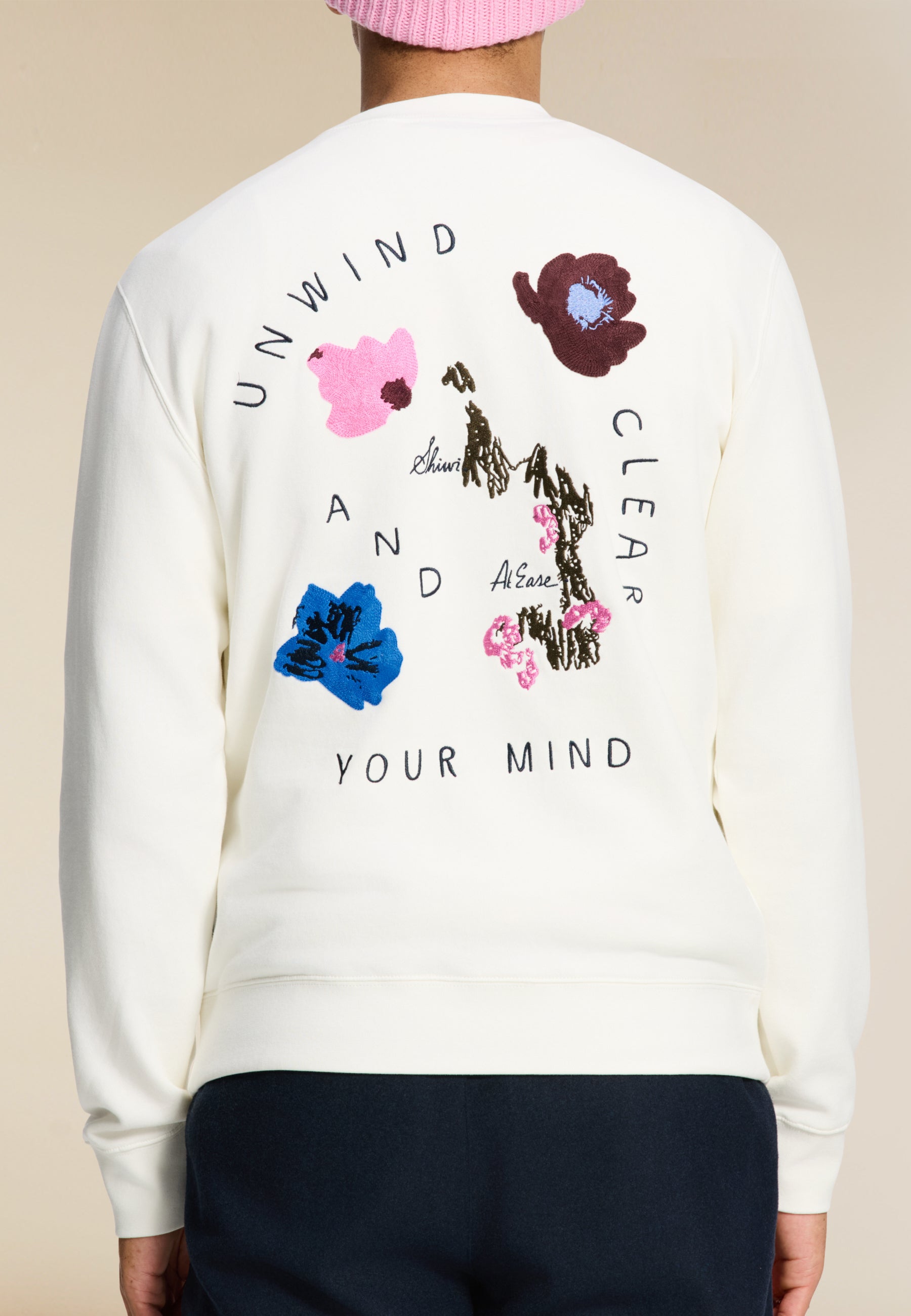 DAN regular fit shiwi unwind sweater | white