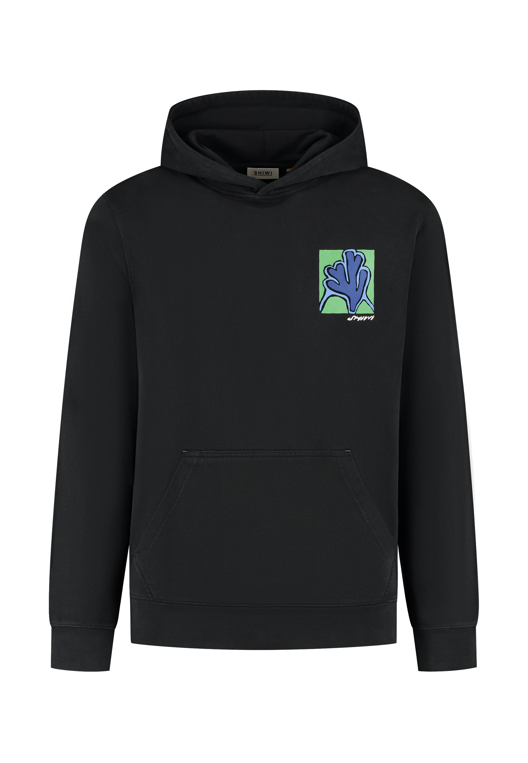 LEO regular fit slow pace hoodie | black