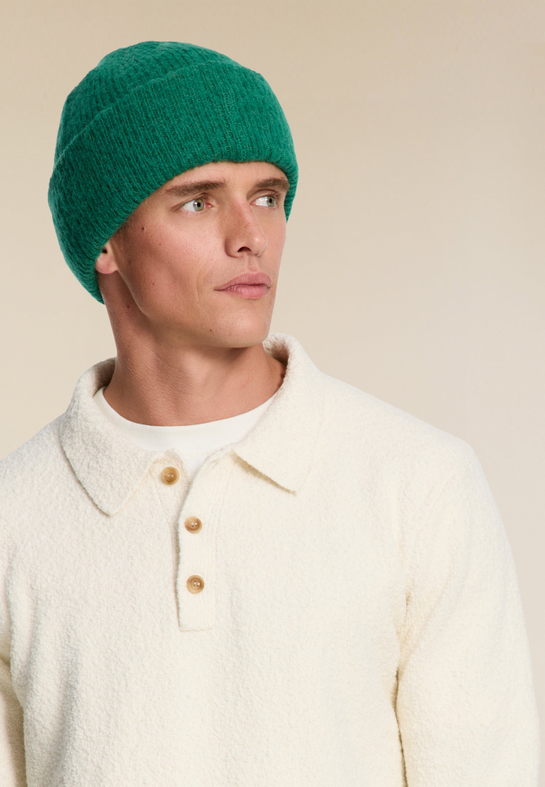PENN regular fit boucle polo | white