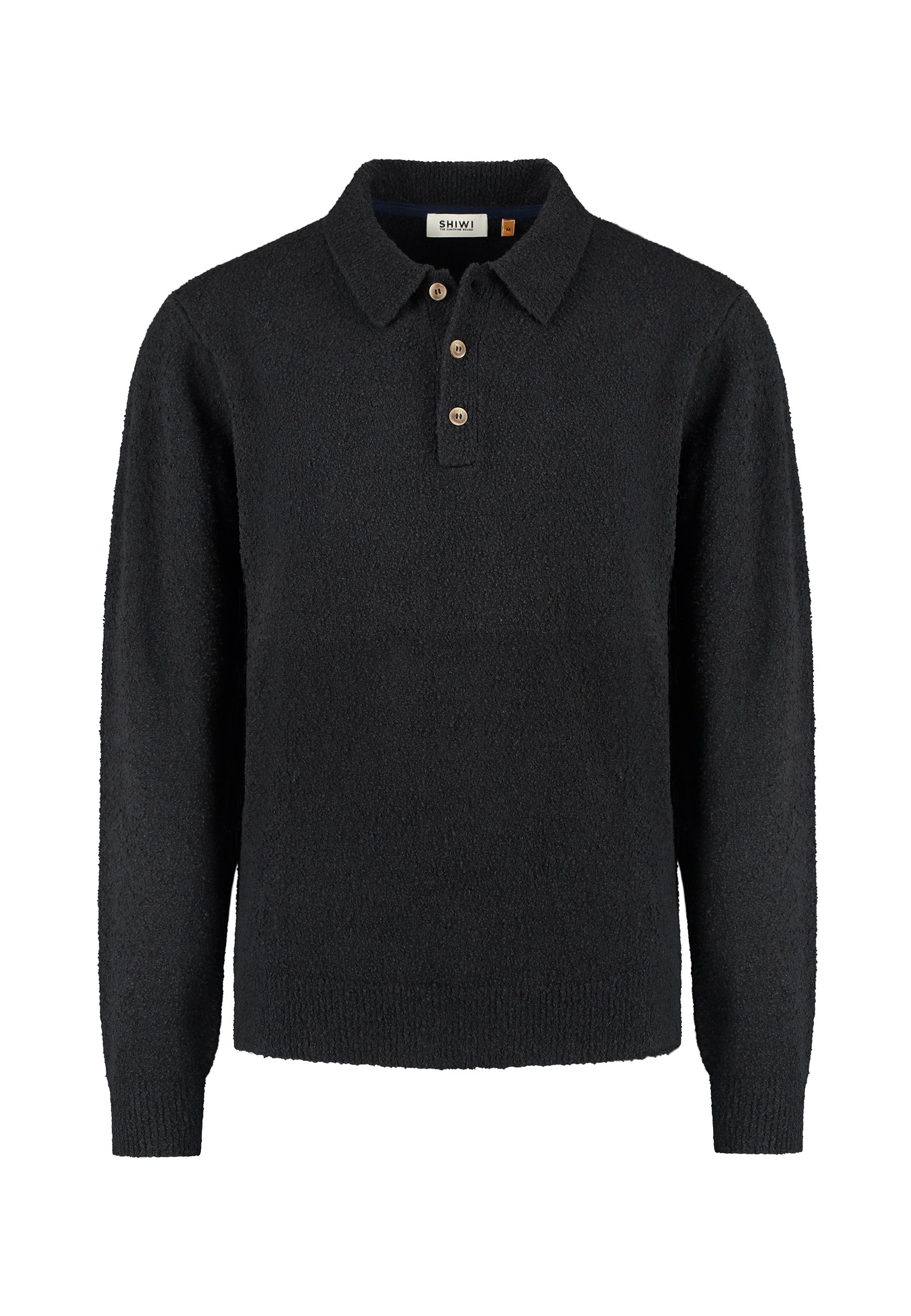 PENN regular fit boucle polo | black