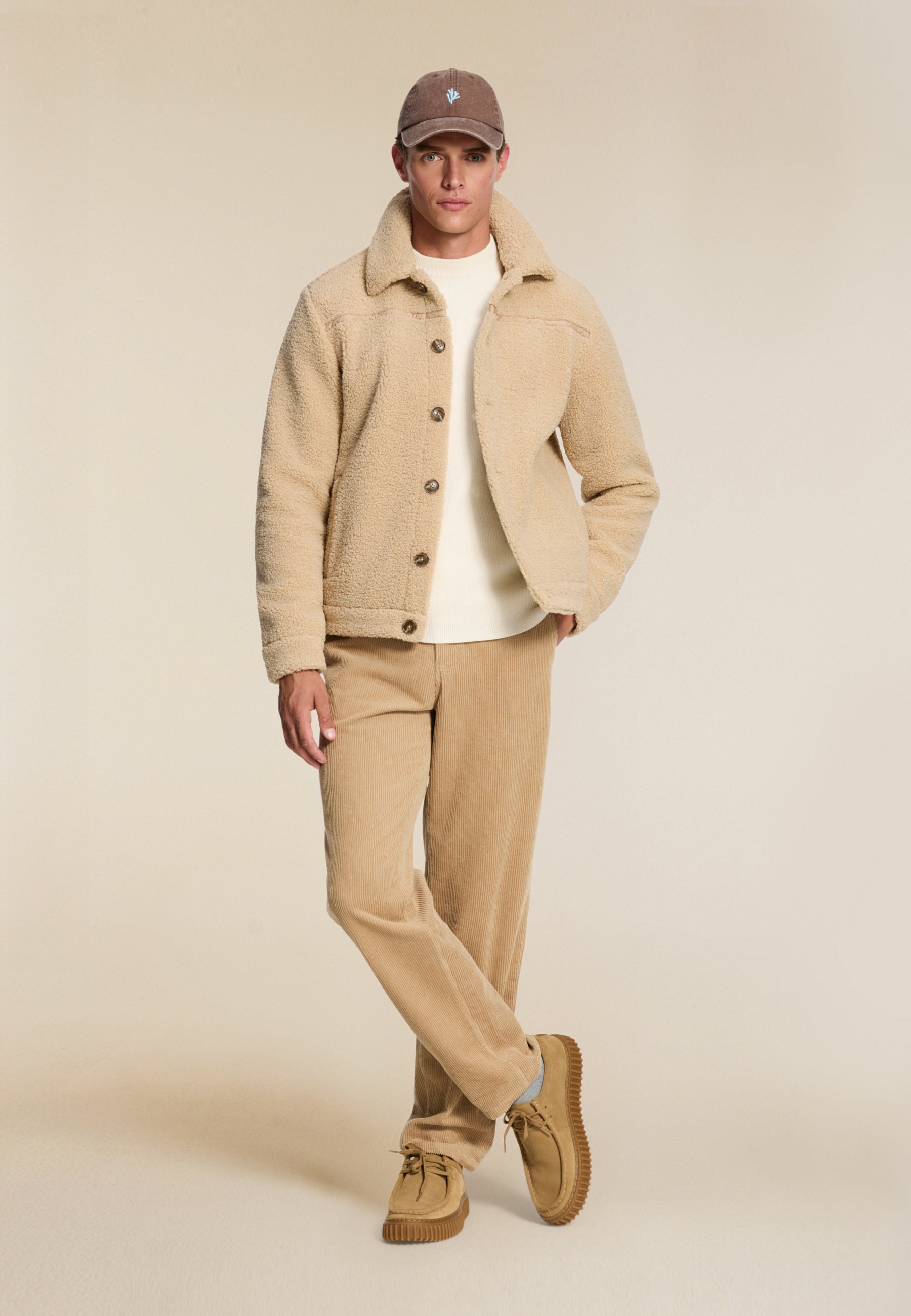 SYD teddy jacket | beige