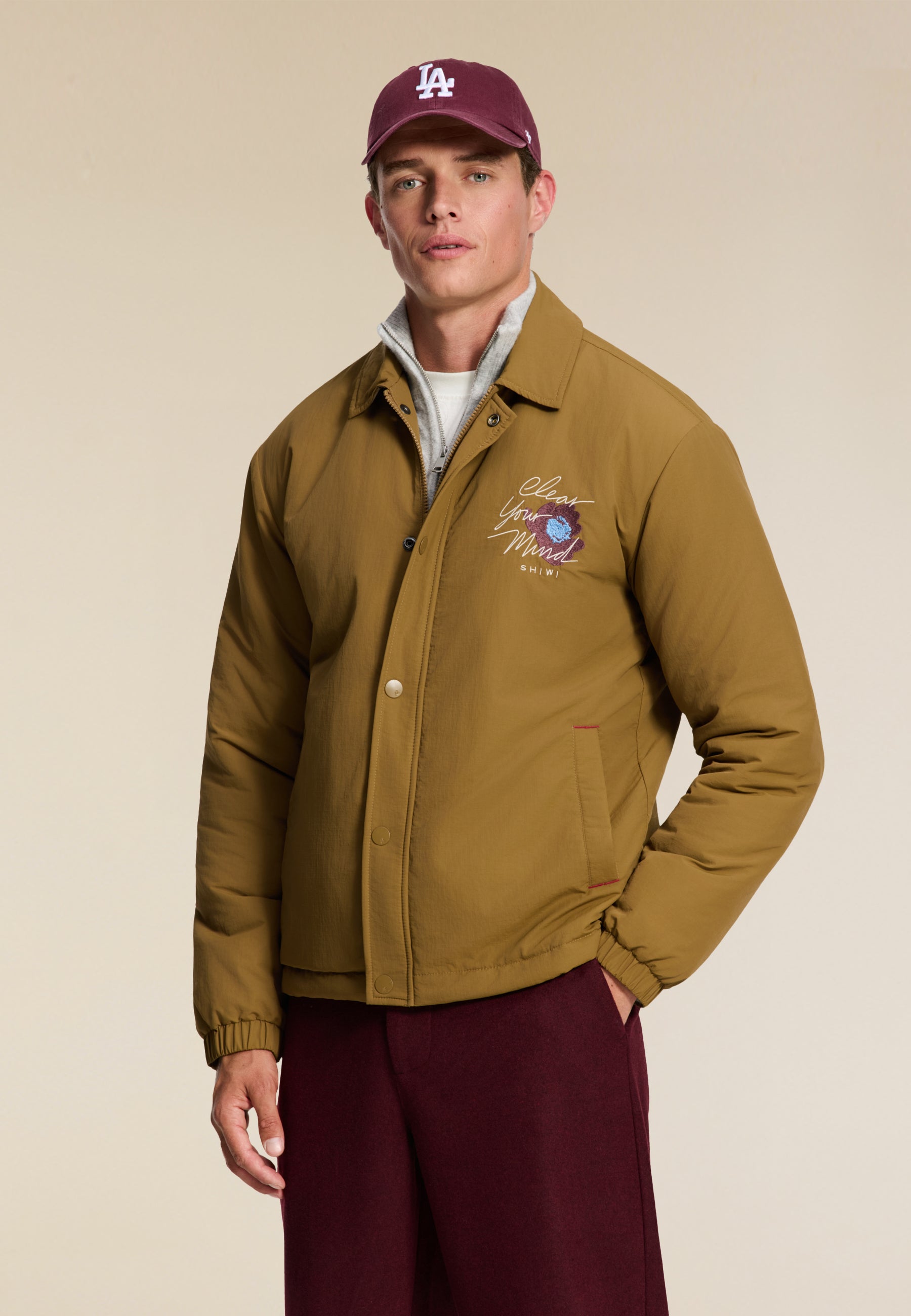 OTIS padded jacket shiwi unwind | brown hazelnut