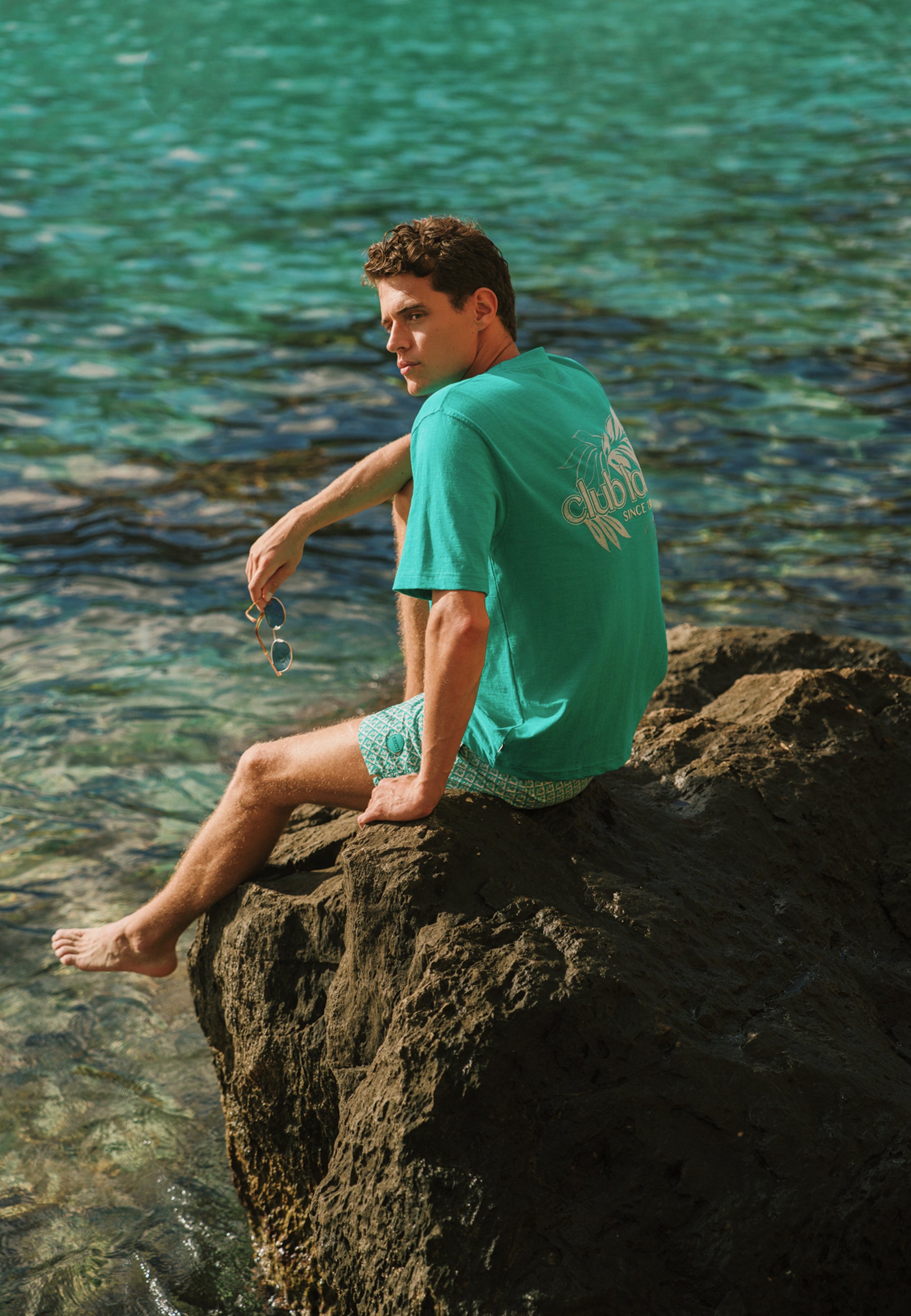 FINN relaxed t-shirt club locale | blue lagoon