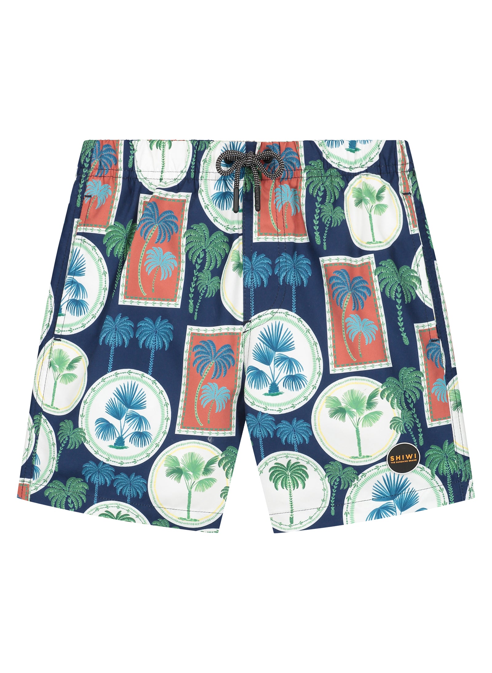 boys swim shorts painted palm