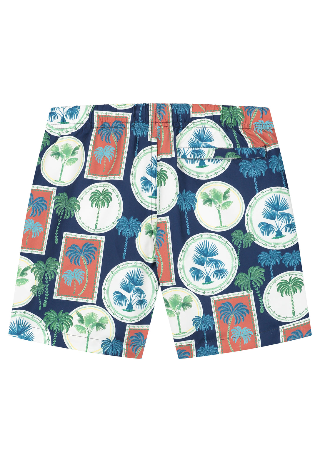 boys swim shorts painted palm