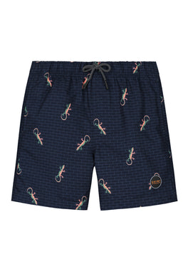 boys swim shorts lizard