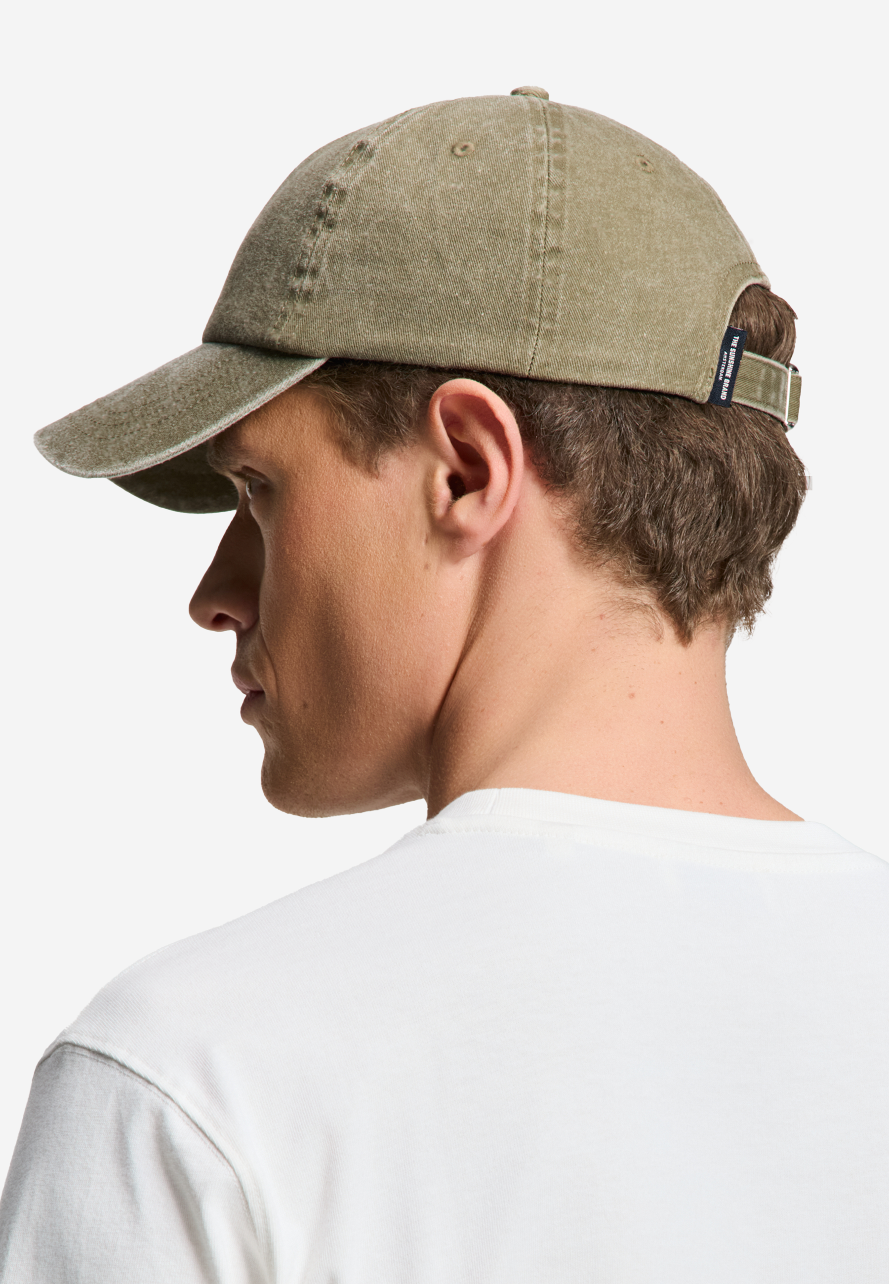 SHIWI garment dyed cap | green olive mist