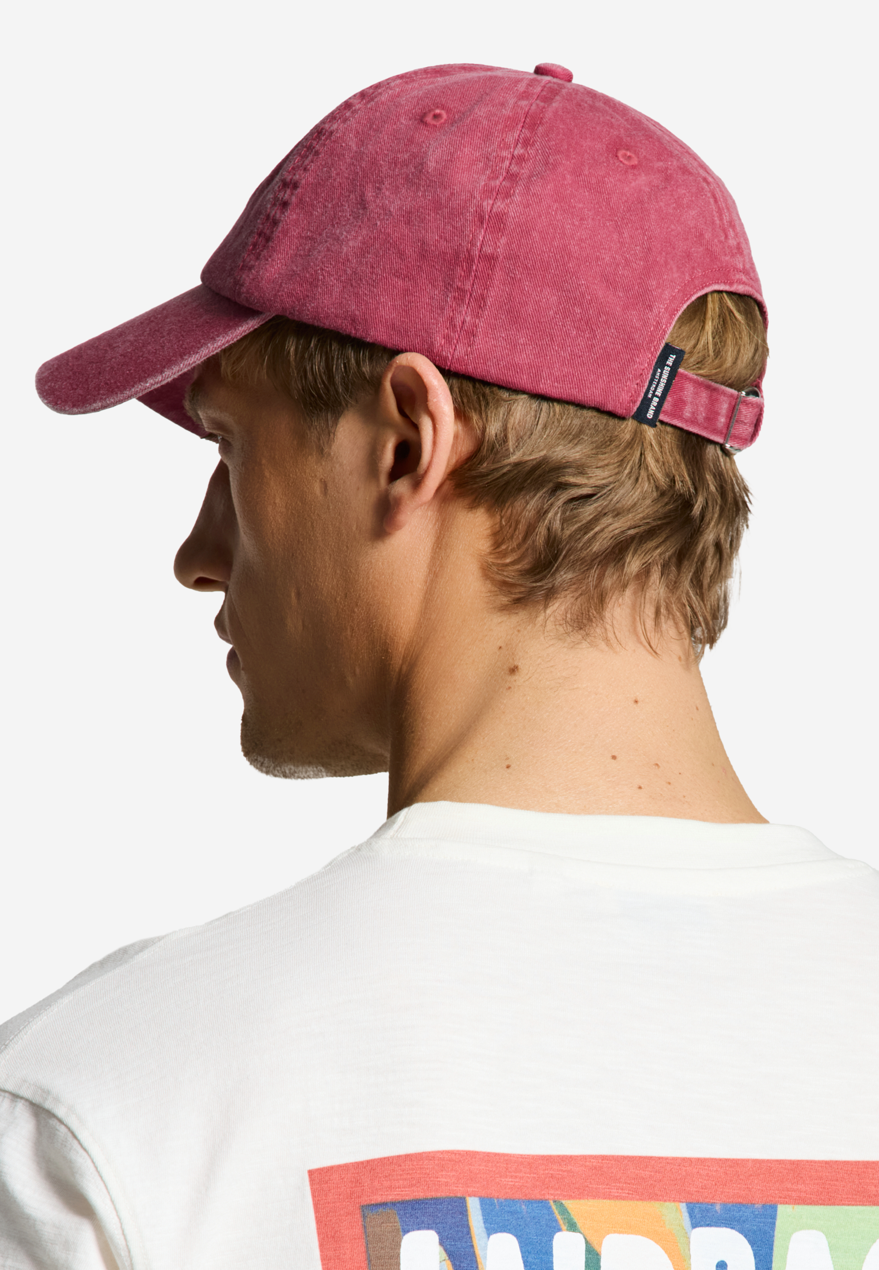 SHIWI garment dyed cap | red rum