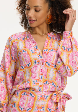 Ladies EZRA blouse mykonos paisley