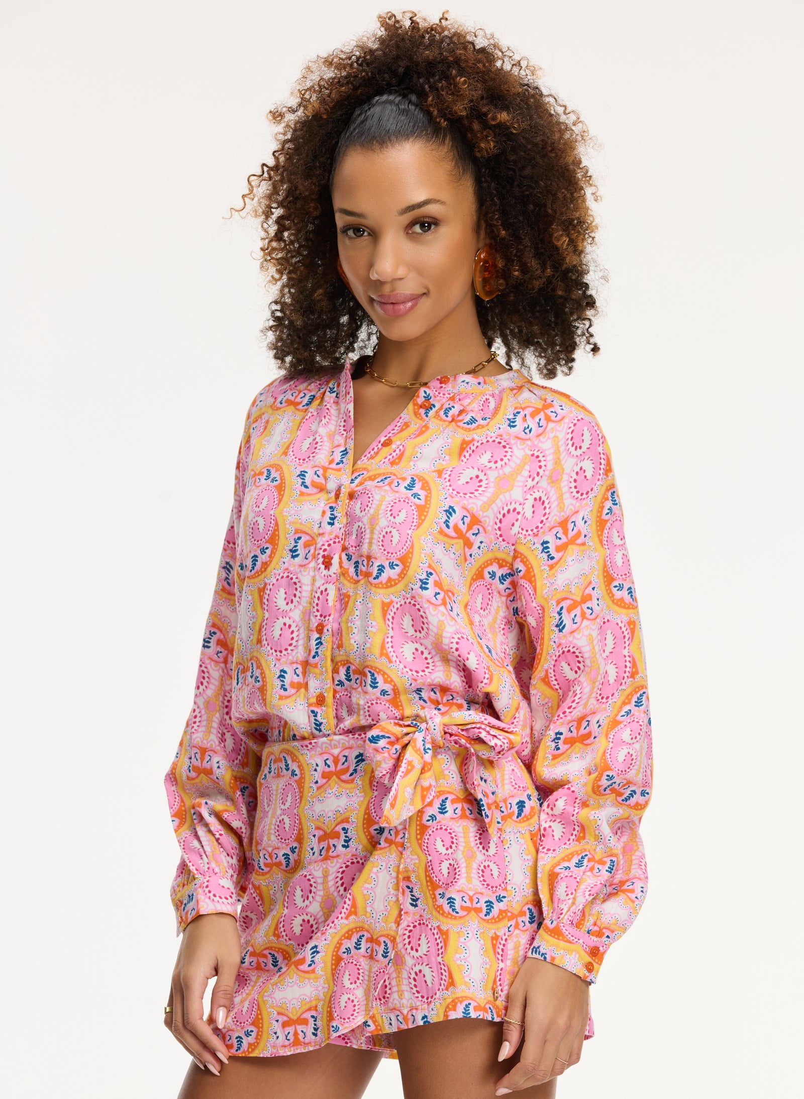 Ladies EZRA blouse mykonos paisley