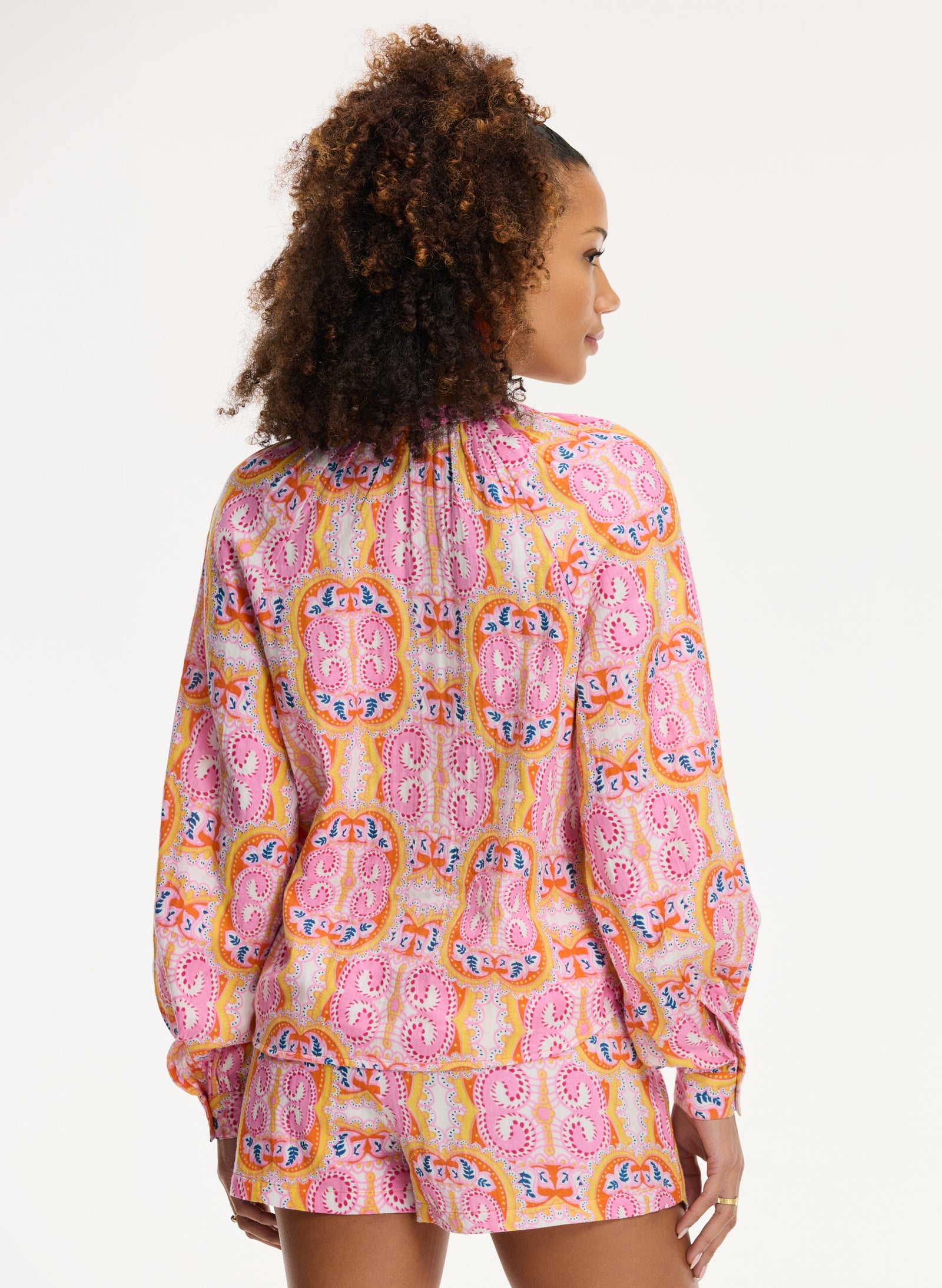 Ladies EZRA blouse mykonos paisley