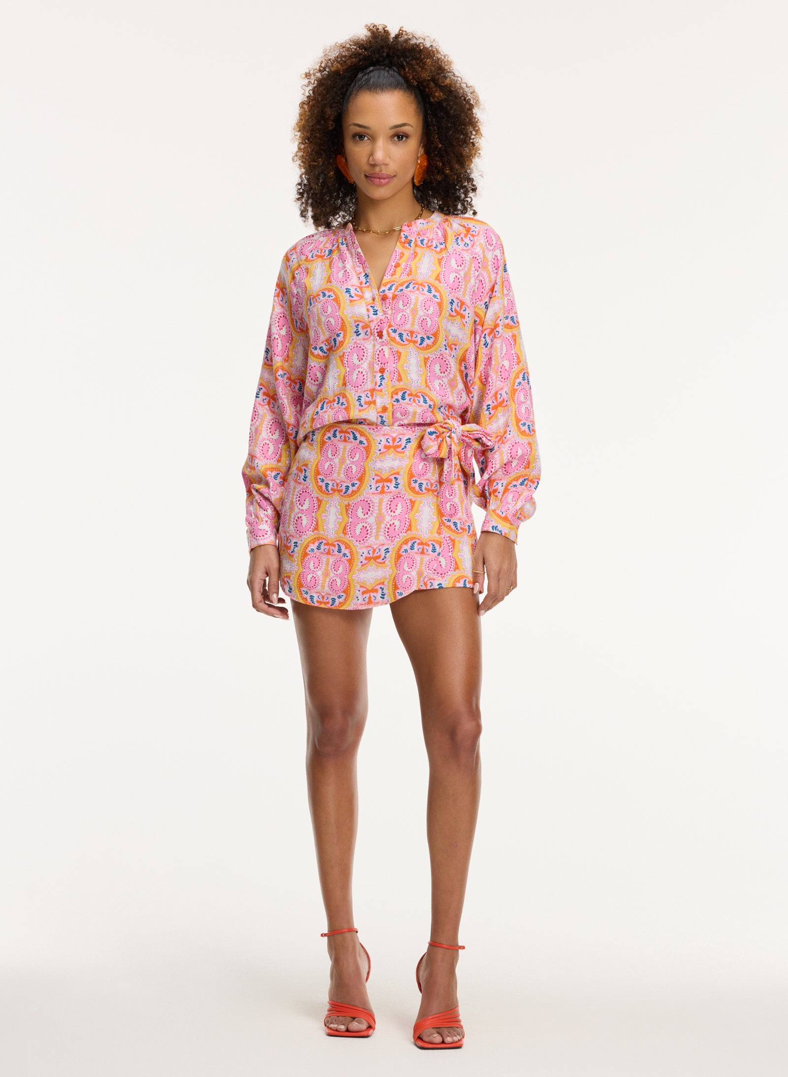 Ladies EZRA blouse mykonos paisley