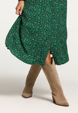 Ladies Arequipa button skirt