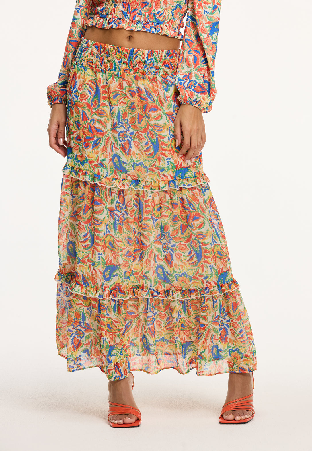 Ladies GRACE skirt sicilian flower