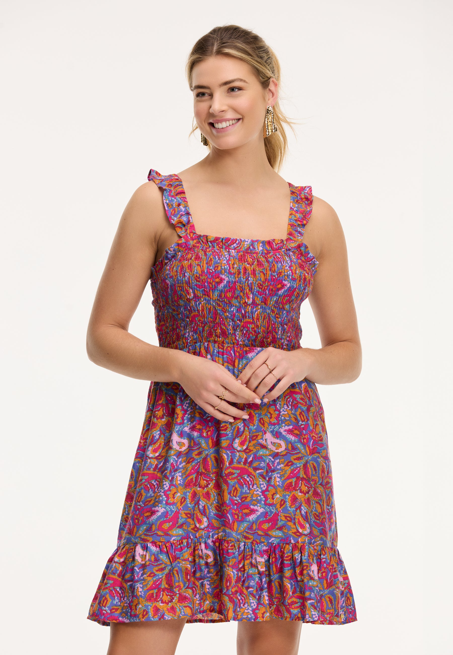 Ladies FIESTA dress sicilian flower