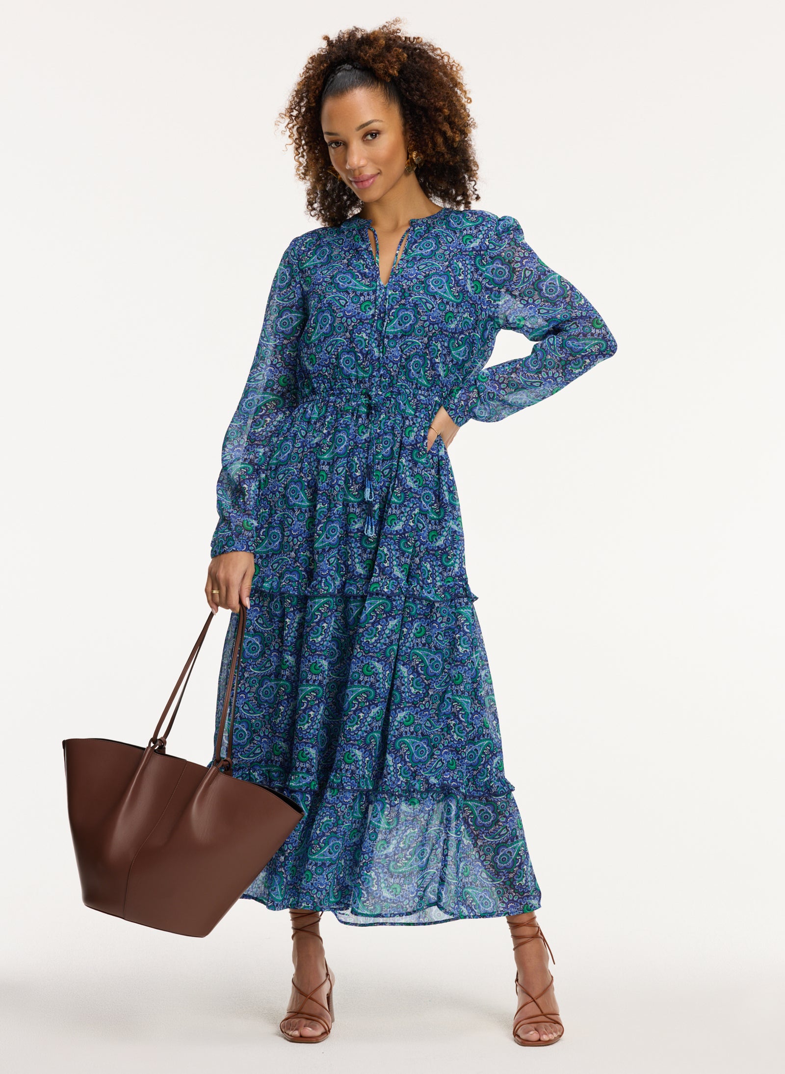 Ladies JADE dress paisley