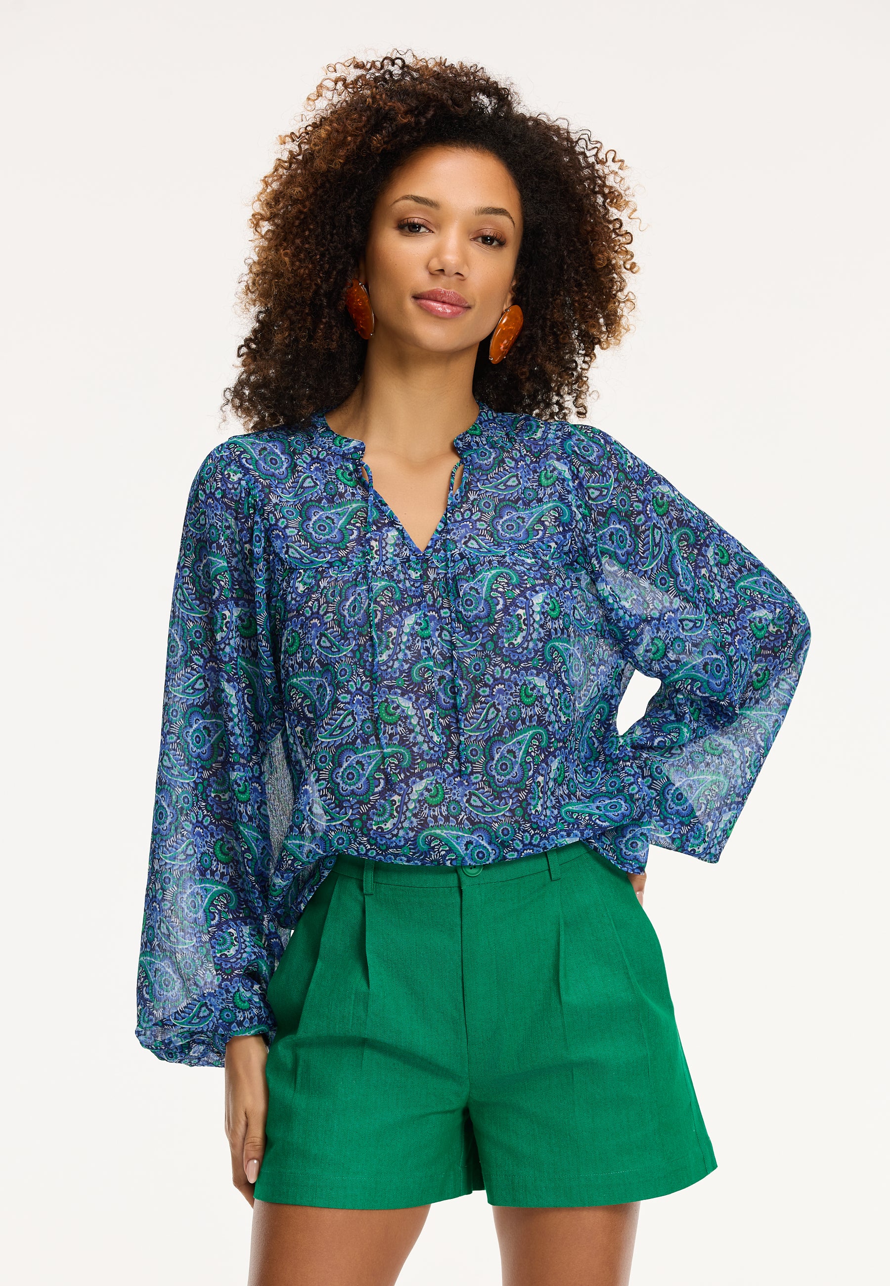 Ladies ISA top paisley