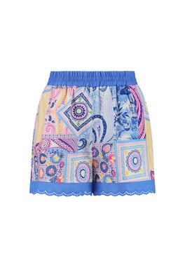 Ladies MAX shorts paisley banner