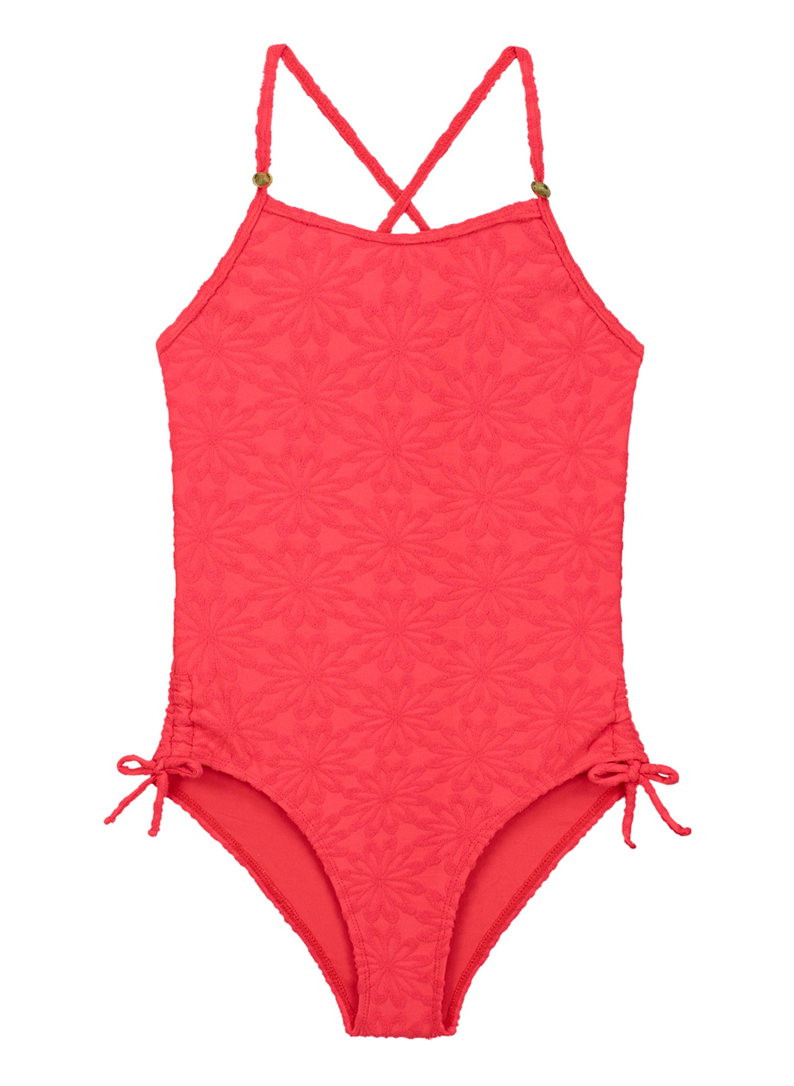 Girls LOIS swimsuit daisy structure