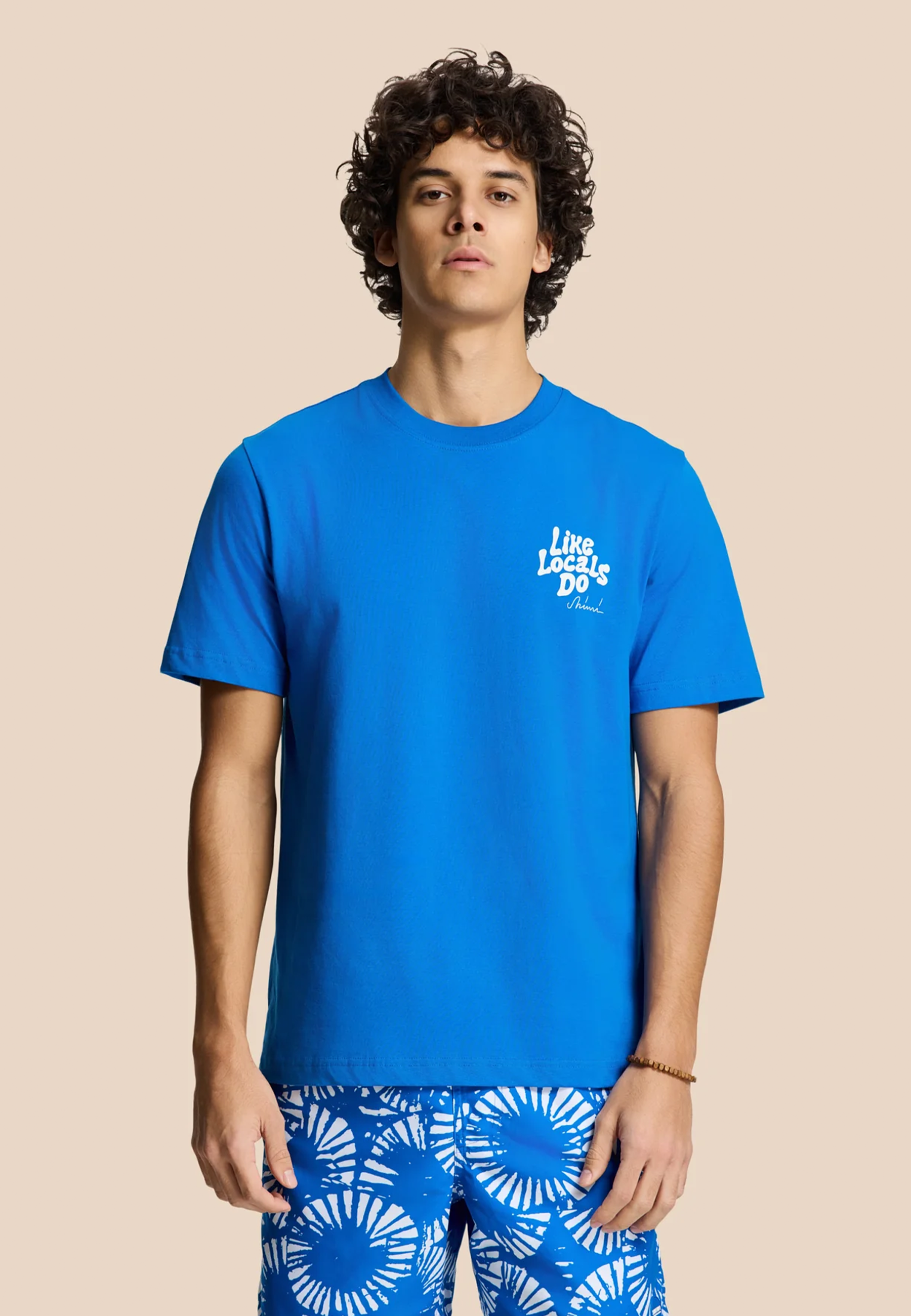 LIAM regular t-shirt like locals do | blue kobalt