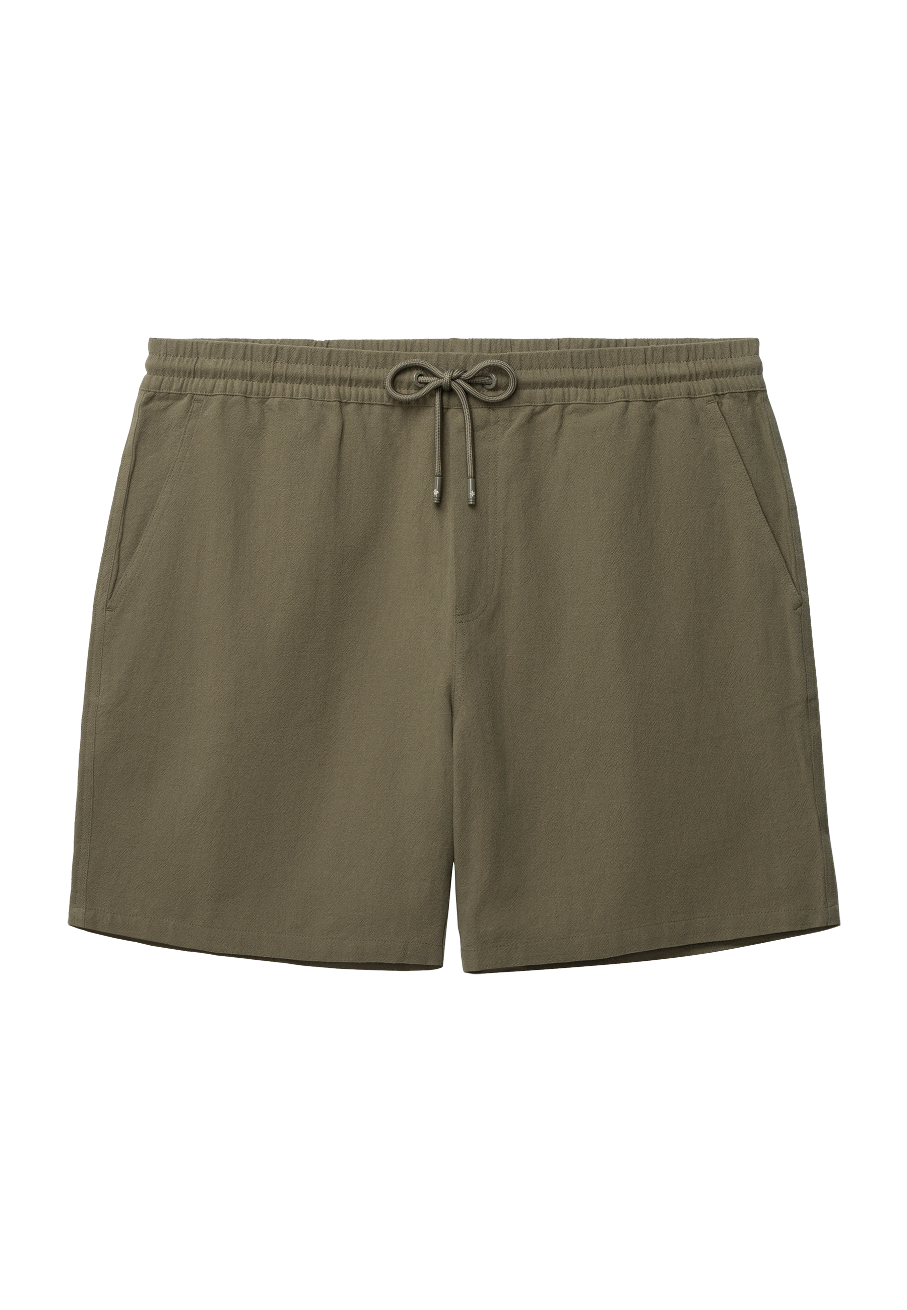 JOSH shorts crepe structure | green olive mist