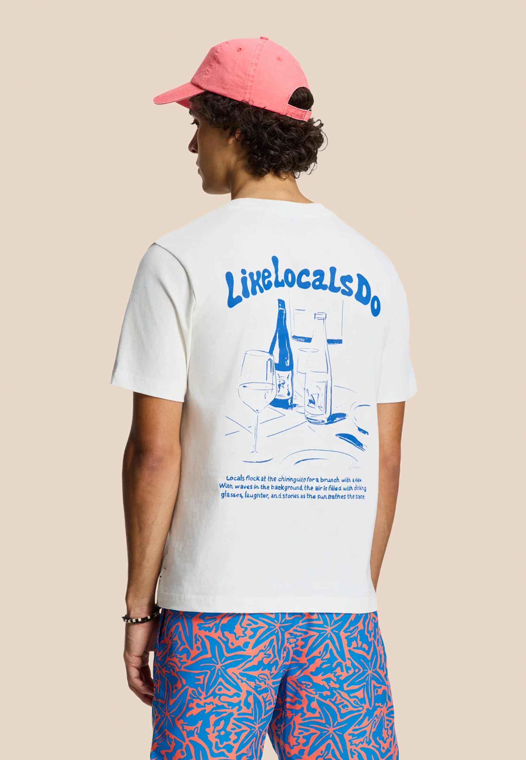 LIAM regular t-shirt like locals do | white