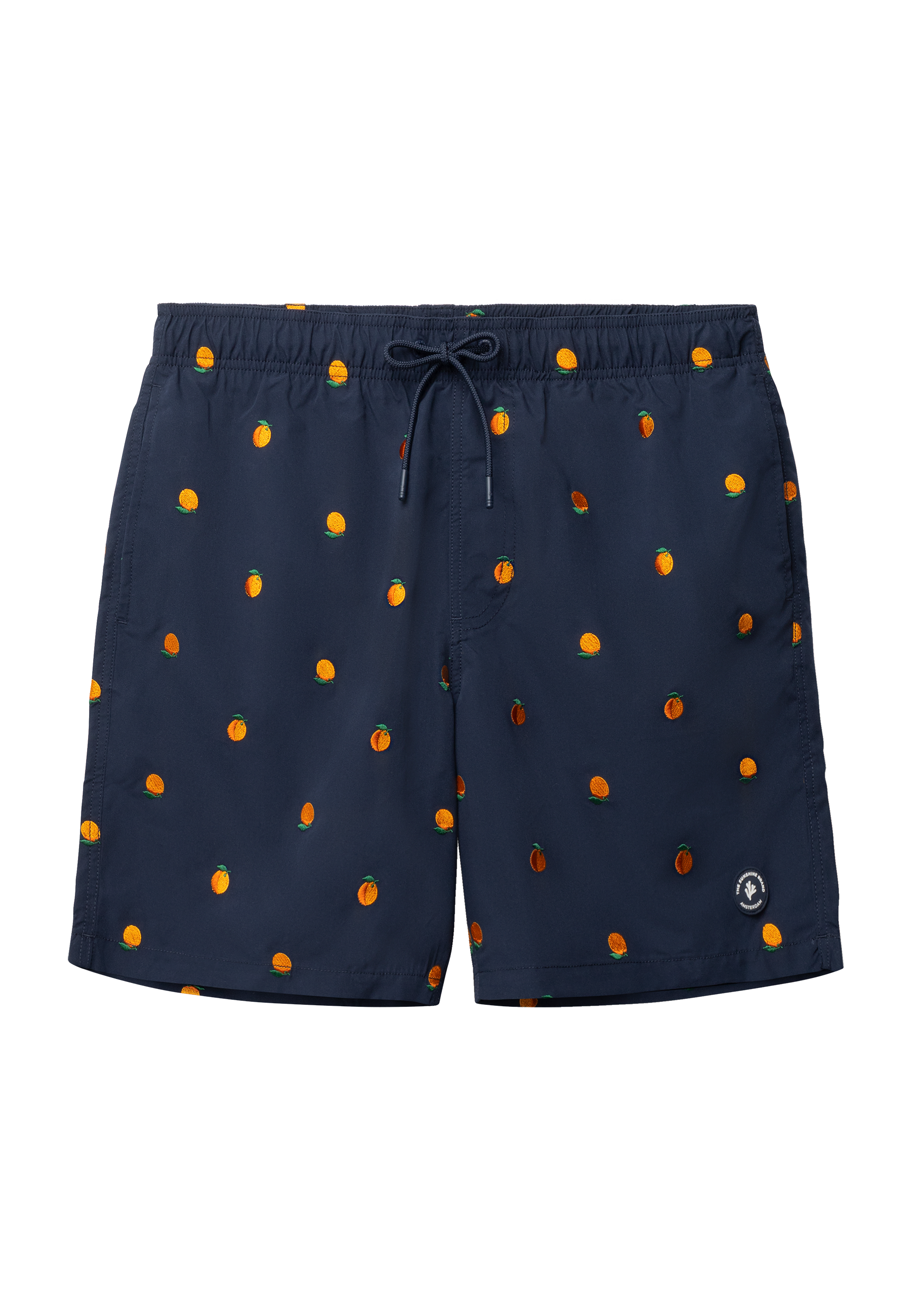 MIKE swim shorts orange embro | blue navy