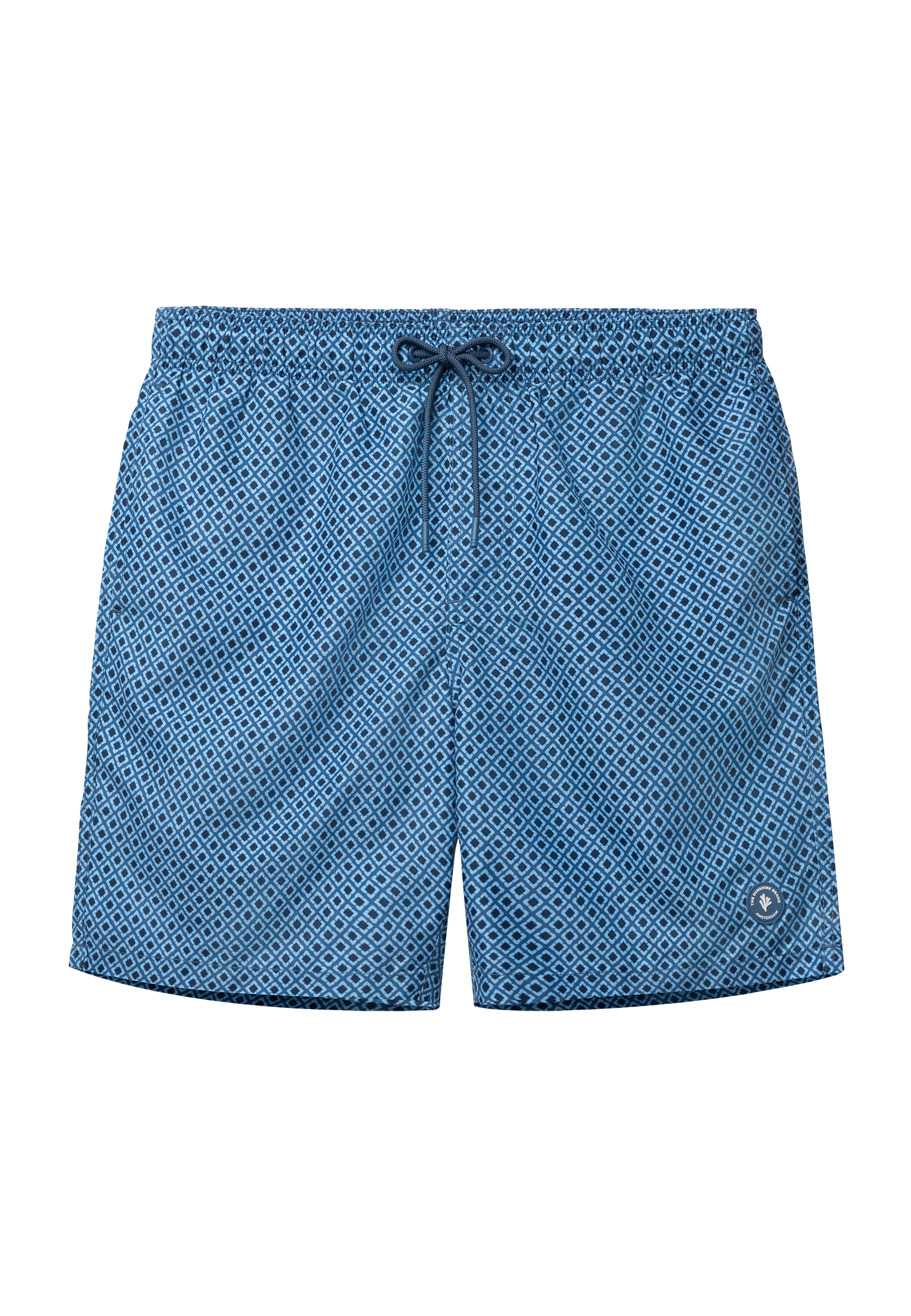 MIKE swim shorts batik tile | blue navy