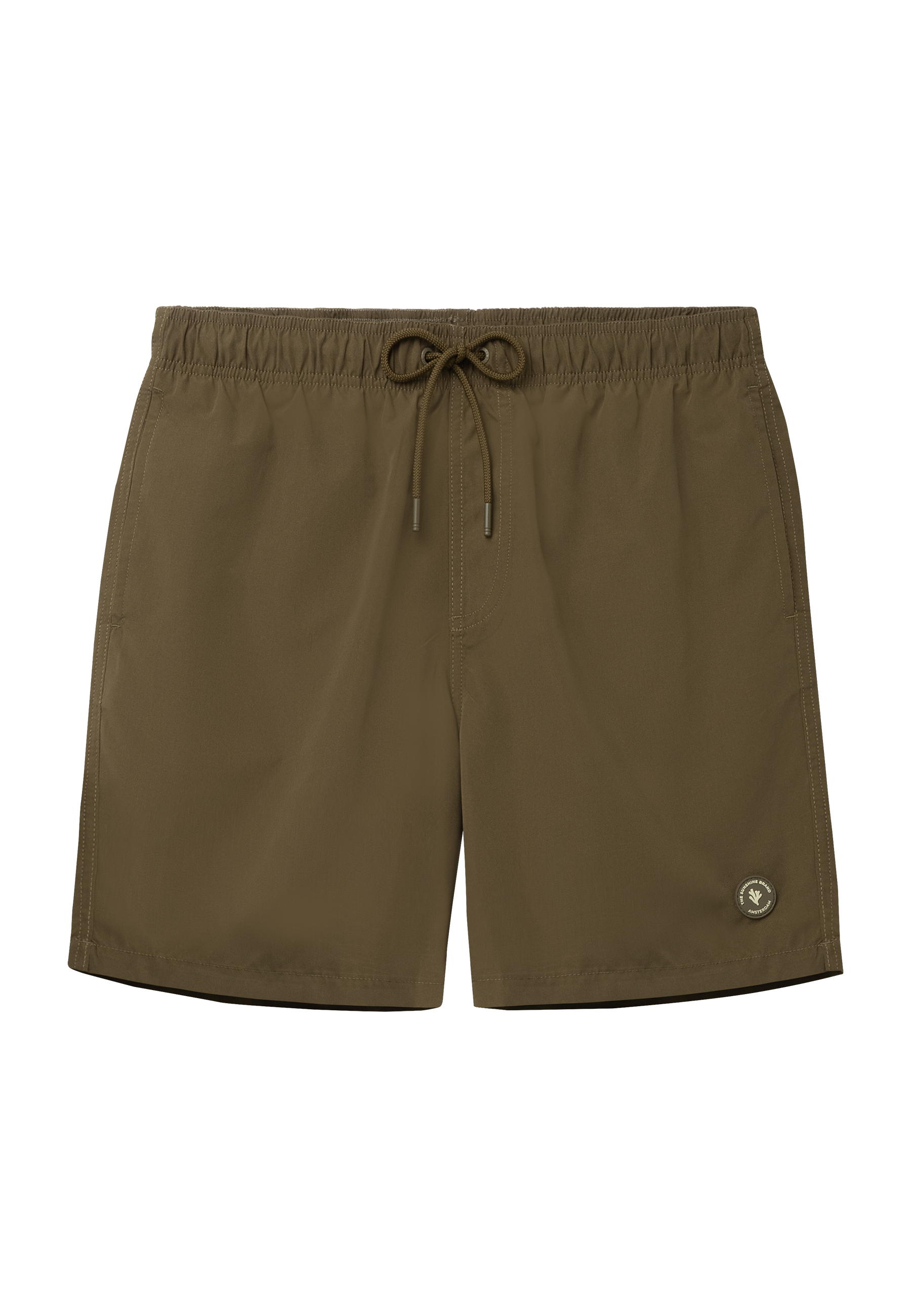 MIKE swim shorts solid | green olive