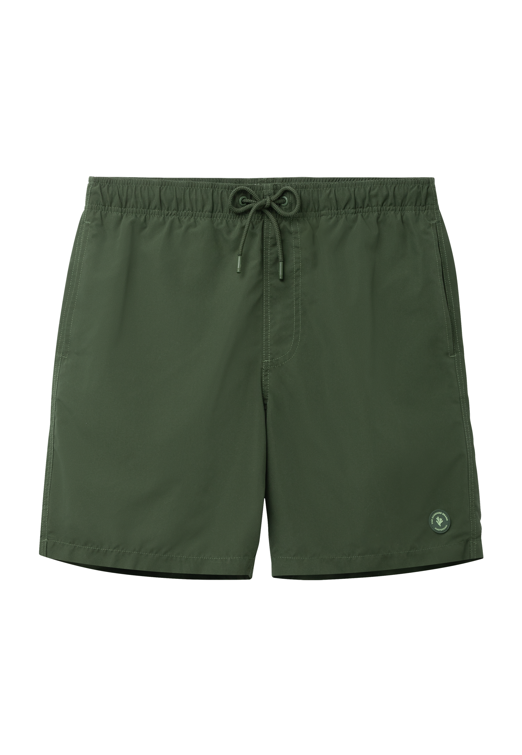 MIKE swim shorts solid | dark jungle green