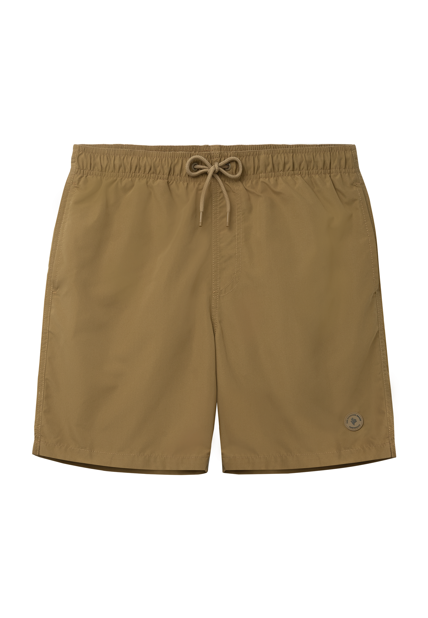 MIKE swim shorts solid | brown hazelnut