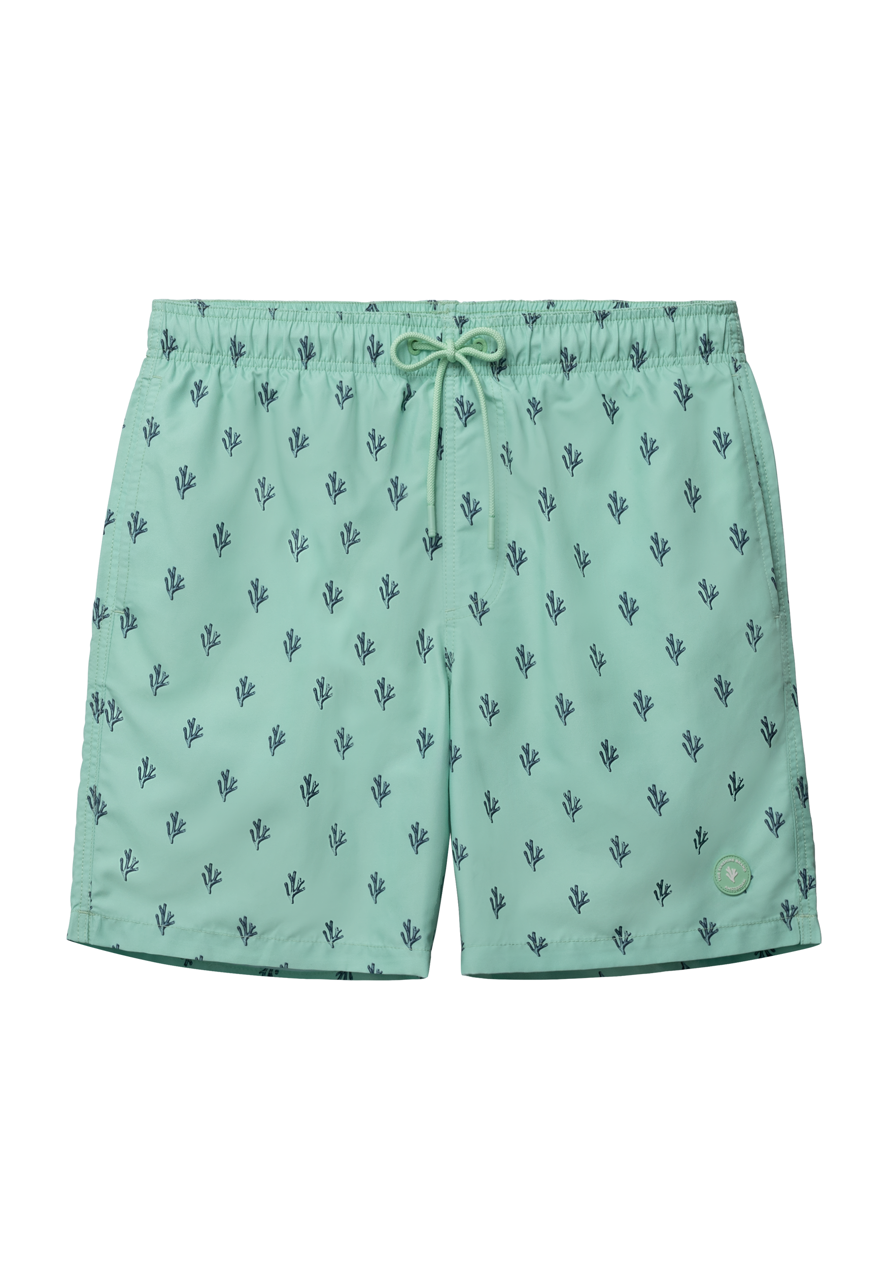 MIKE swim shorts sketched coral | green jade