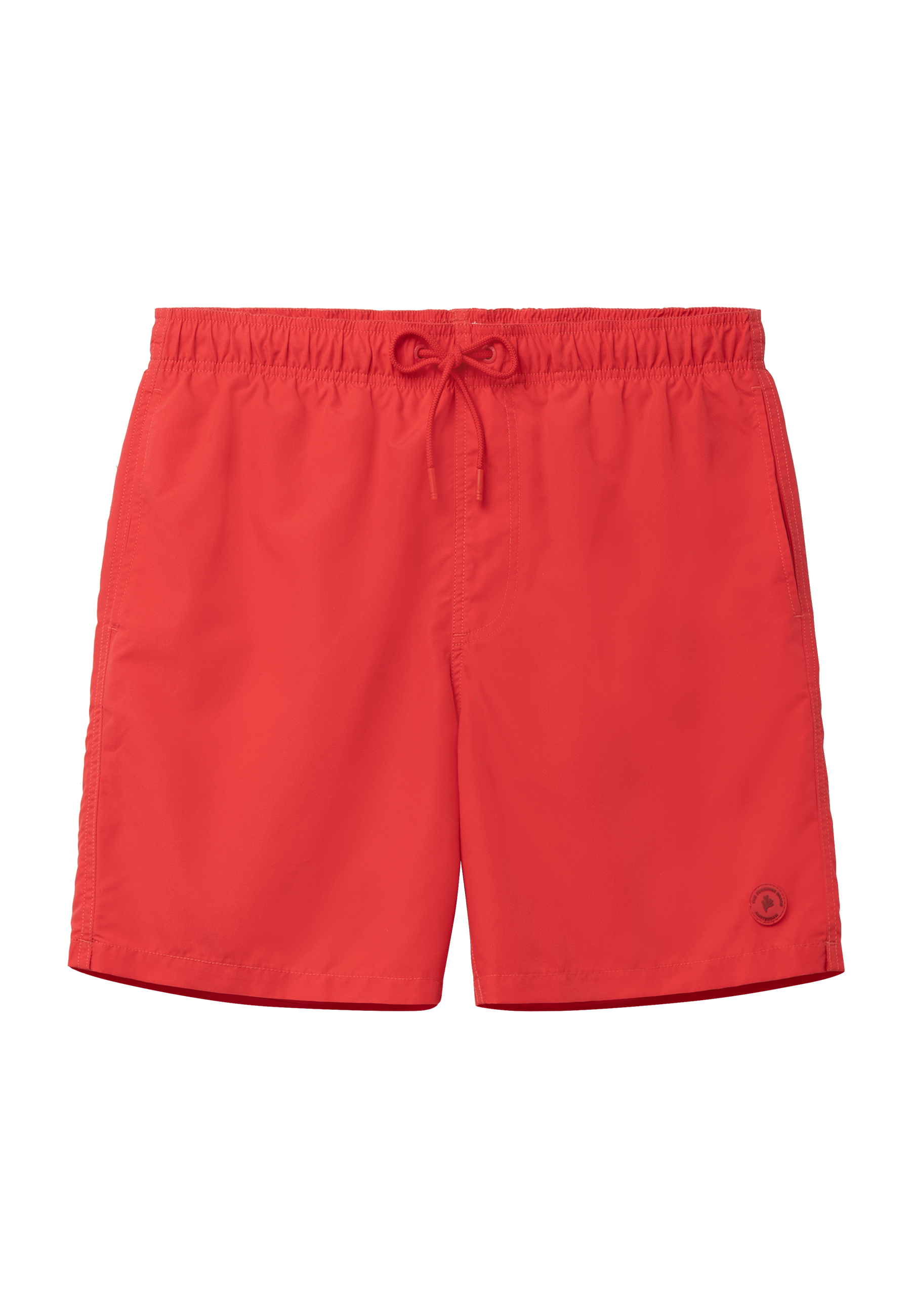 MIKE zwembroek effen | red hibiscus