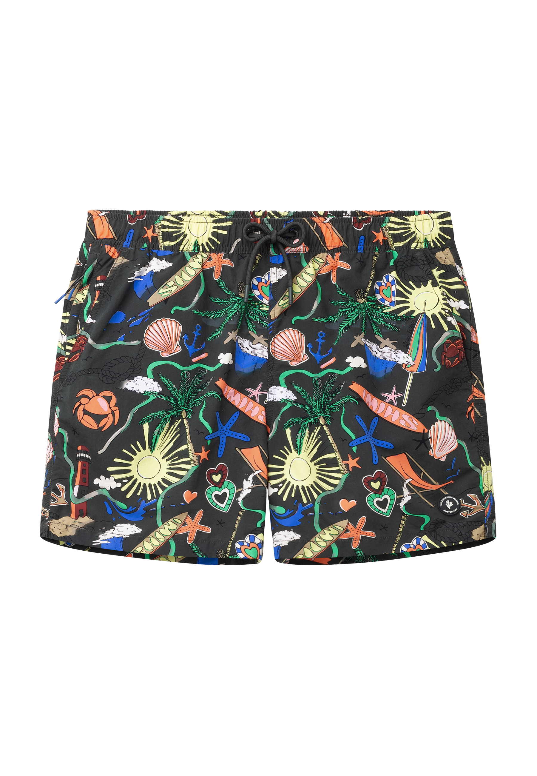 NATE QUICK DRY swim shorts shiwi scène | black cove