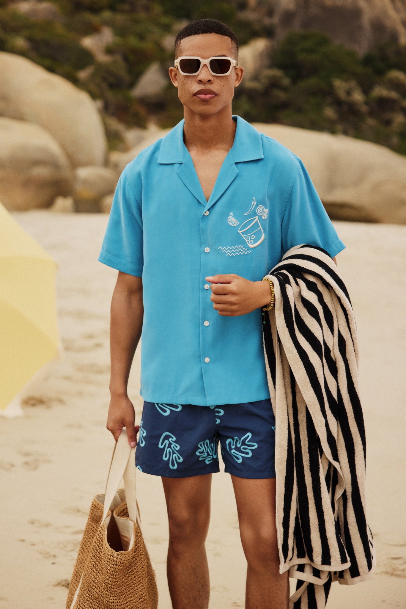 Men Shortsleeve mezcal Paloma