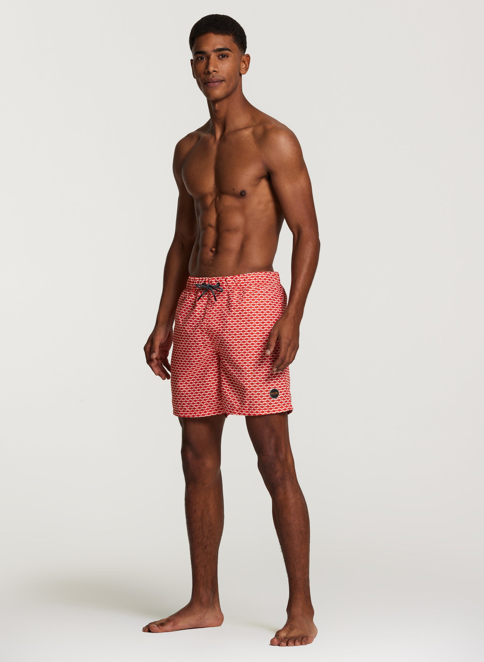 men swim short hammam micro peach