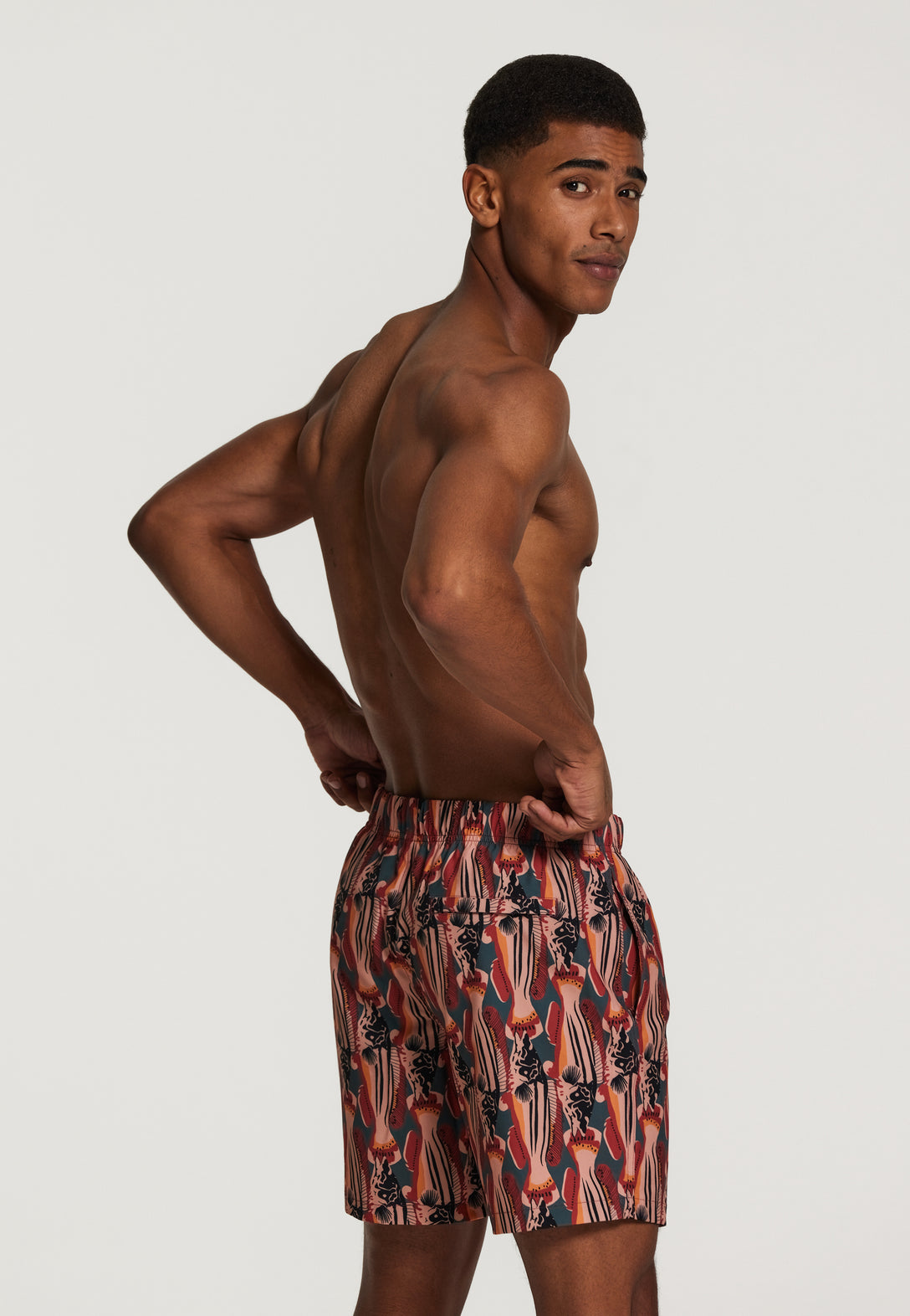 men stretch swimshort catch of the day