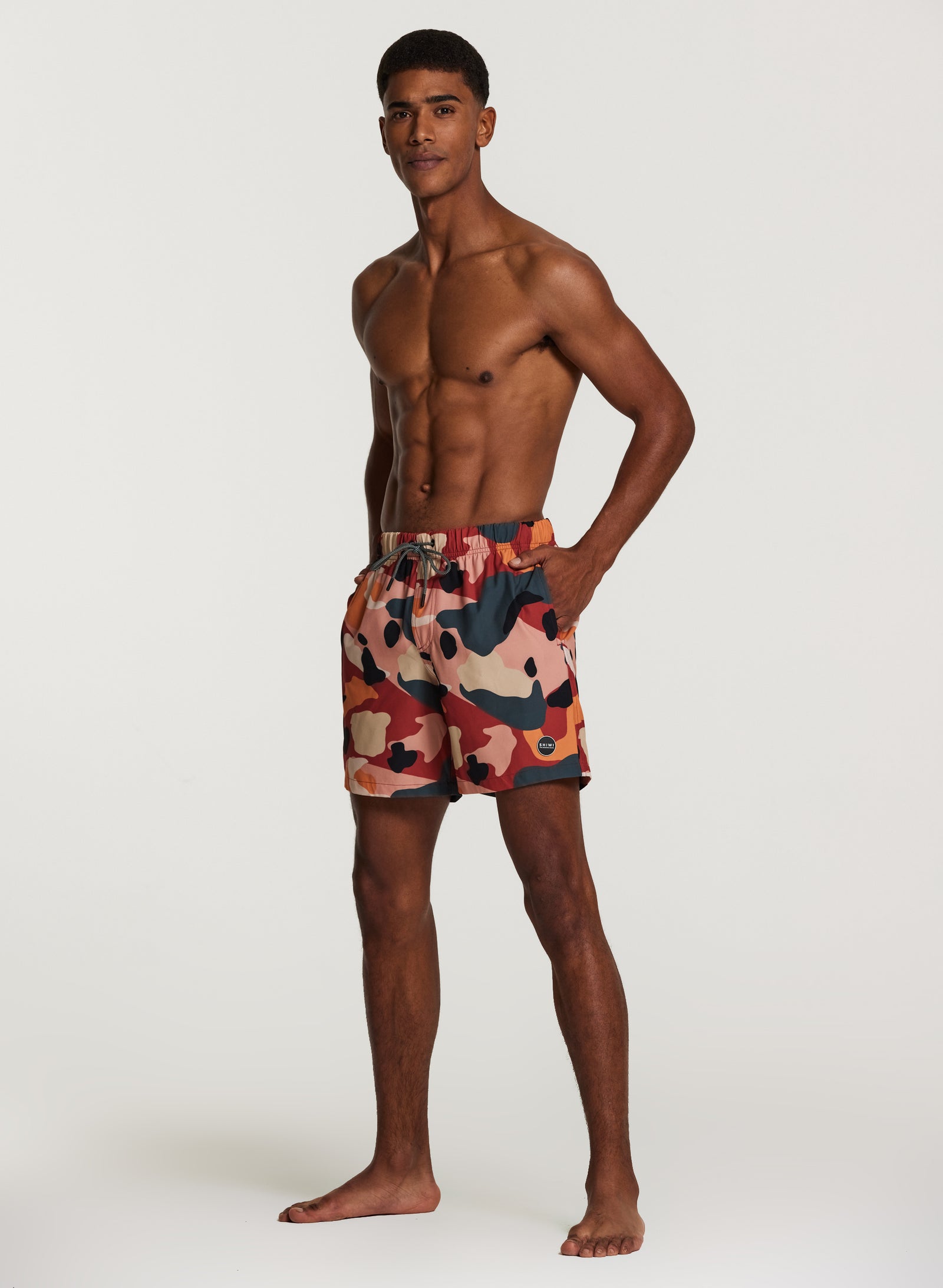 men stretch swimshort neo camo