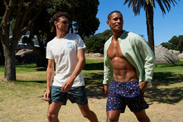 men swimshort paisley