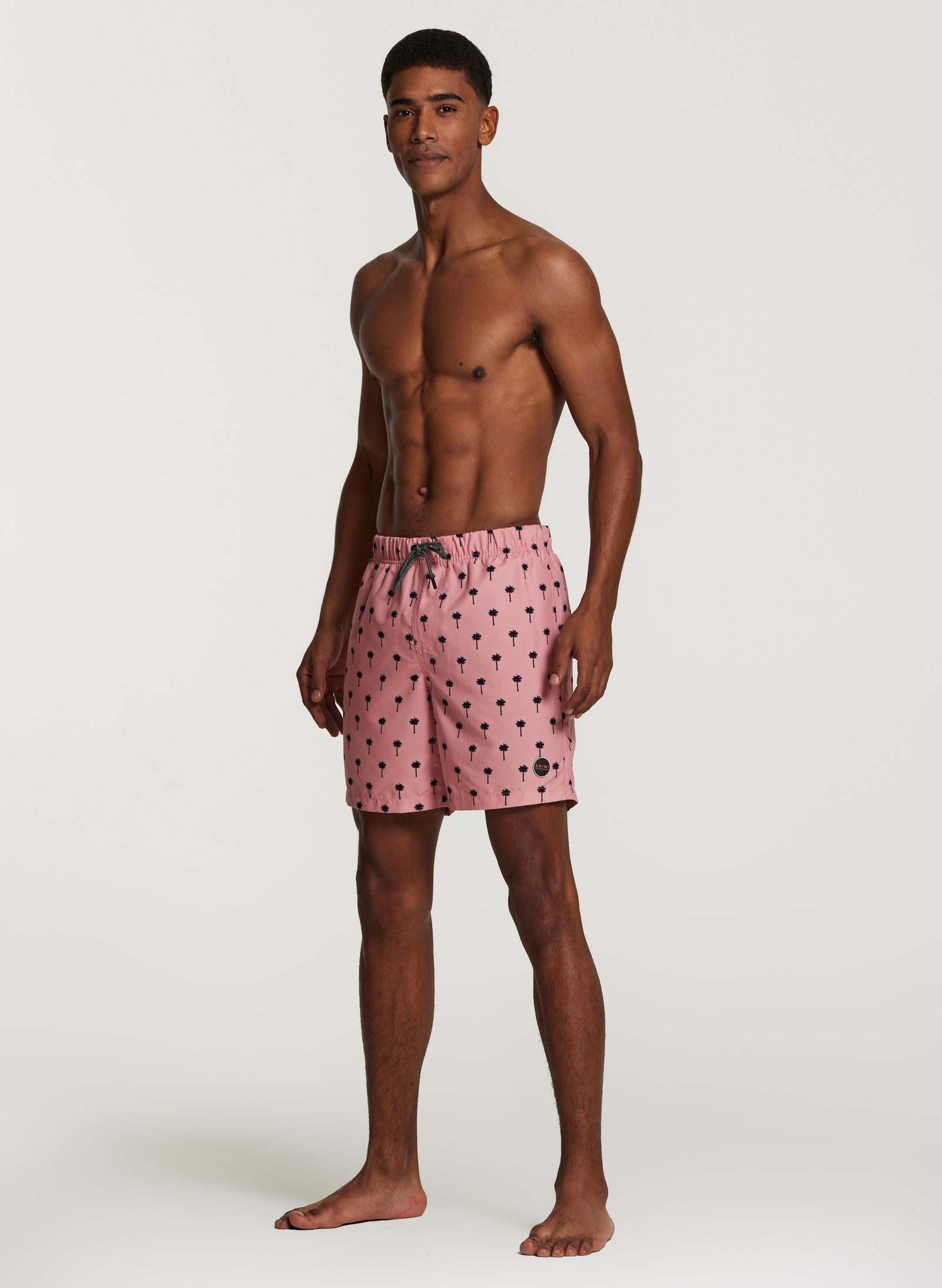 men swimshort scratched shiwi palm