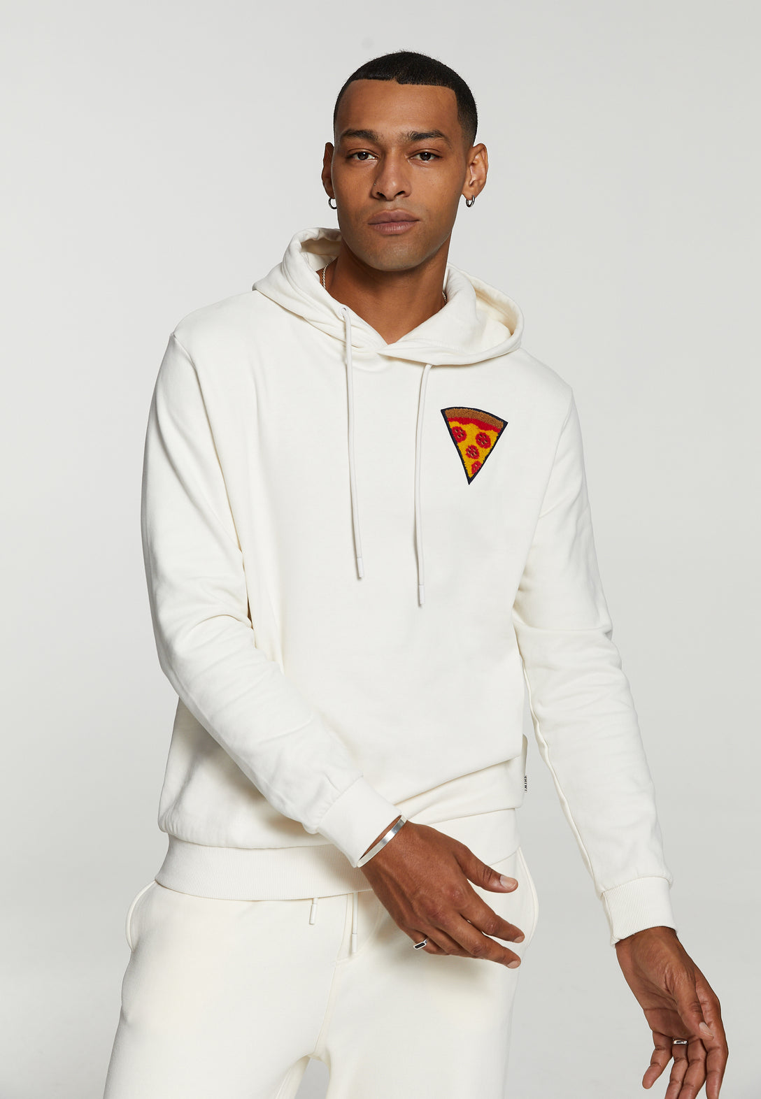 Men pizza slice hoodie