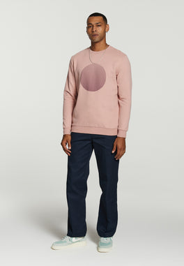 Men gradient dot sweater