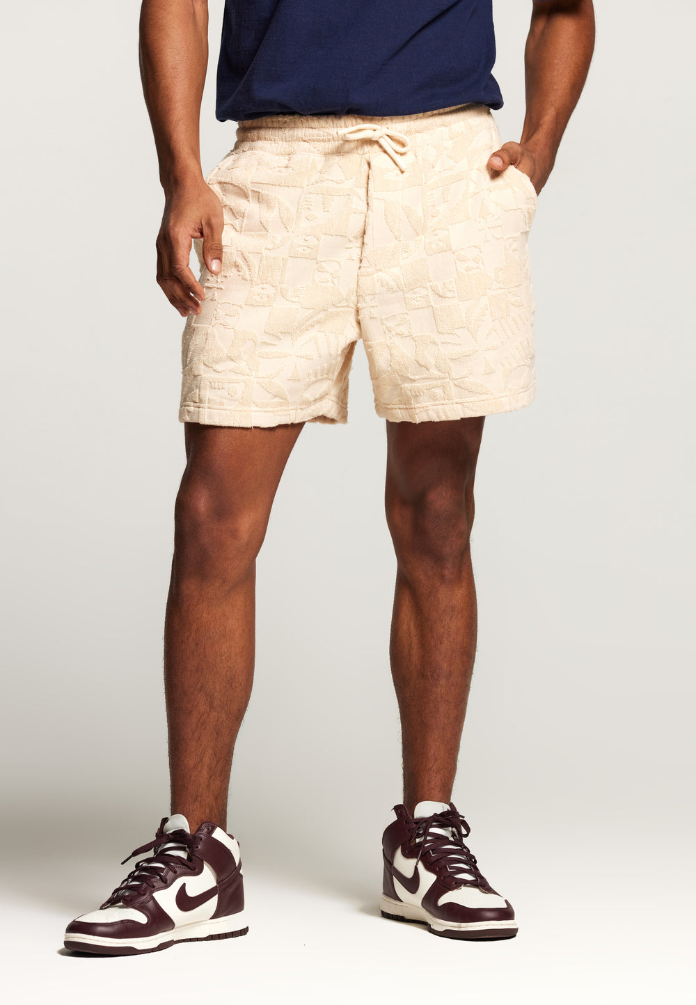men toweling shorts