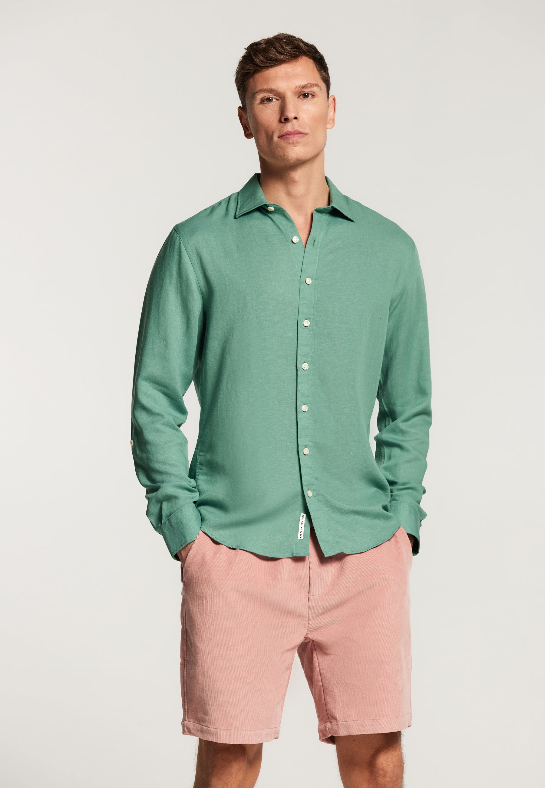 men lucas linen shirt