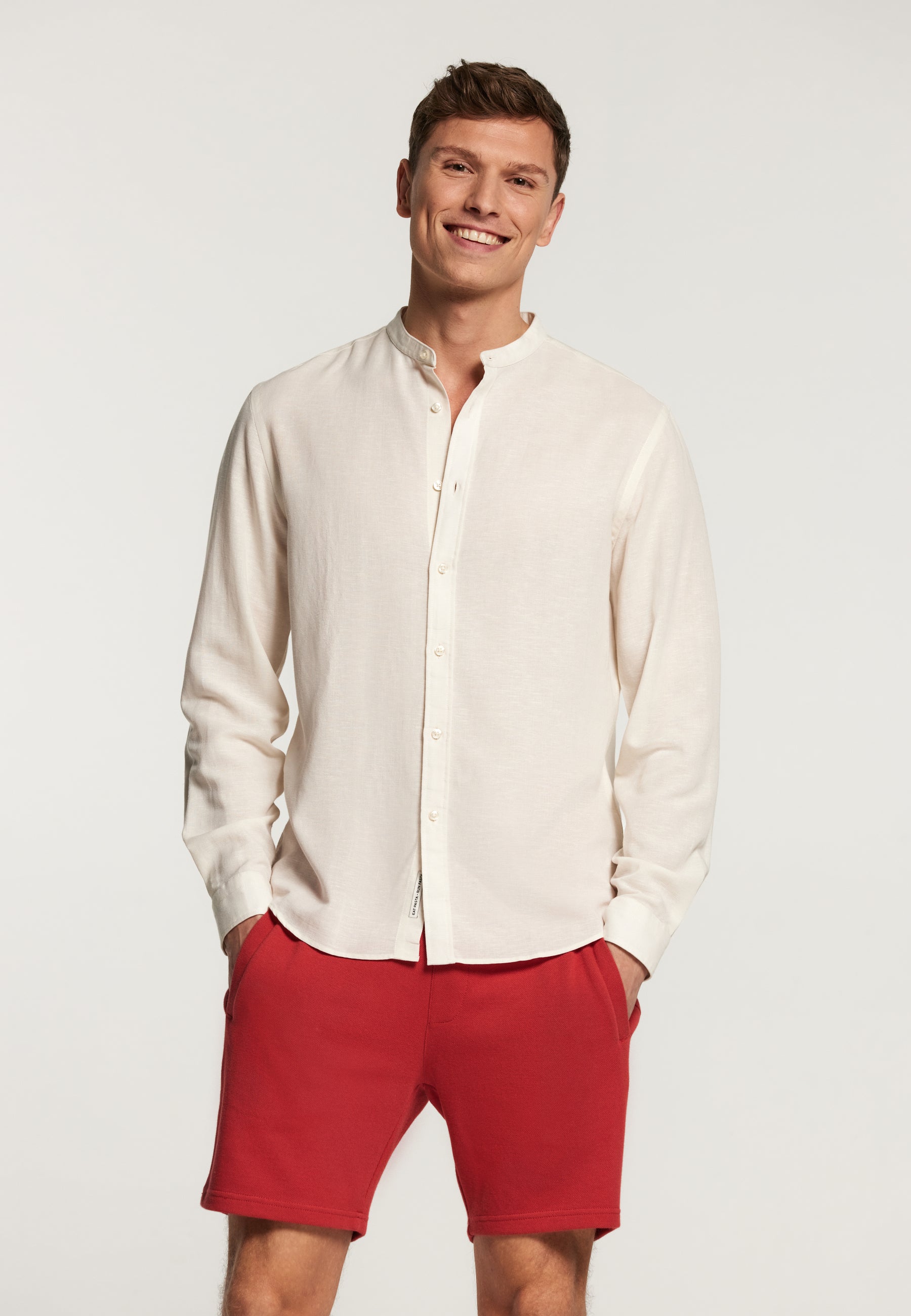 men leon linen shirt